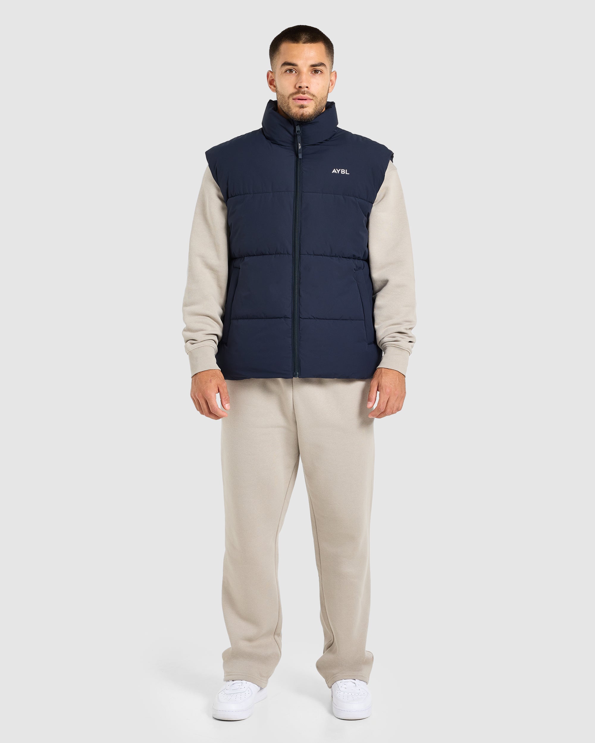 Classic Puffer Gilet - Navy