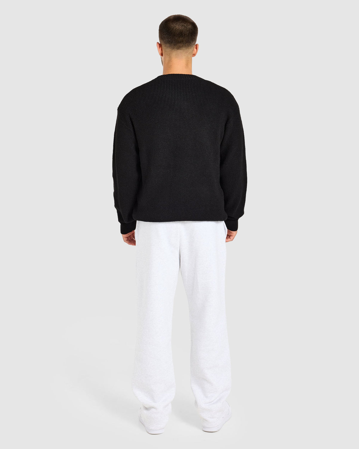 Signature Knitted Sweater - Black