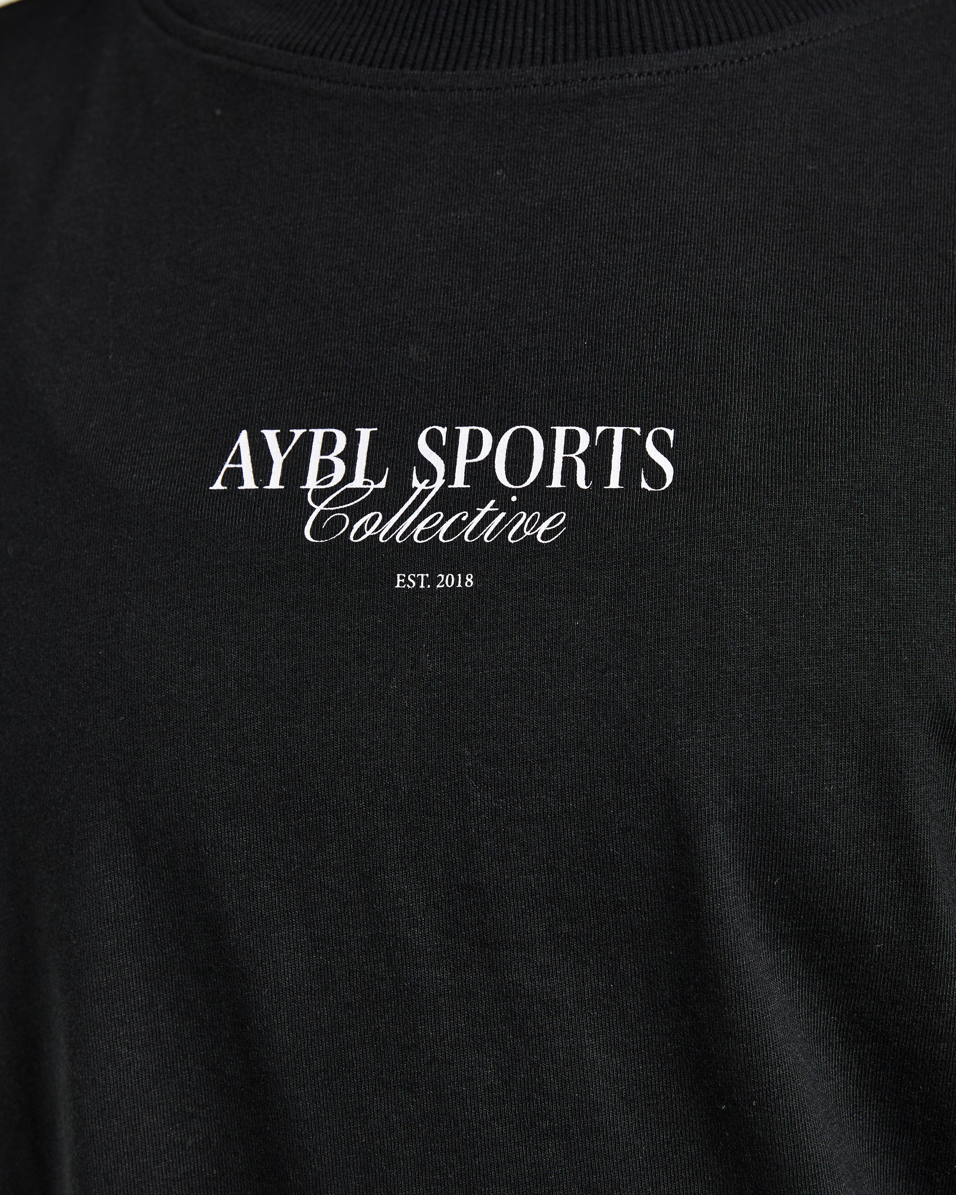 Sports Collective Oversized T Shirt - Black