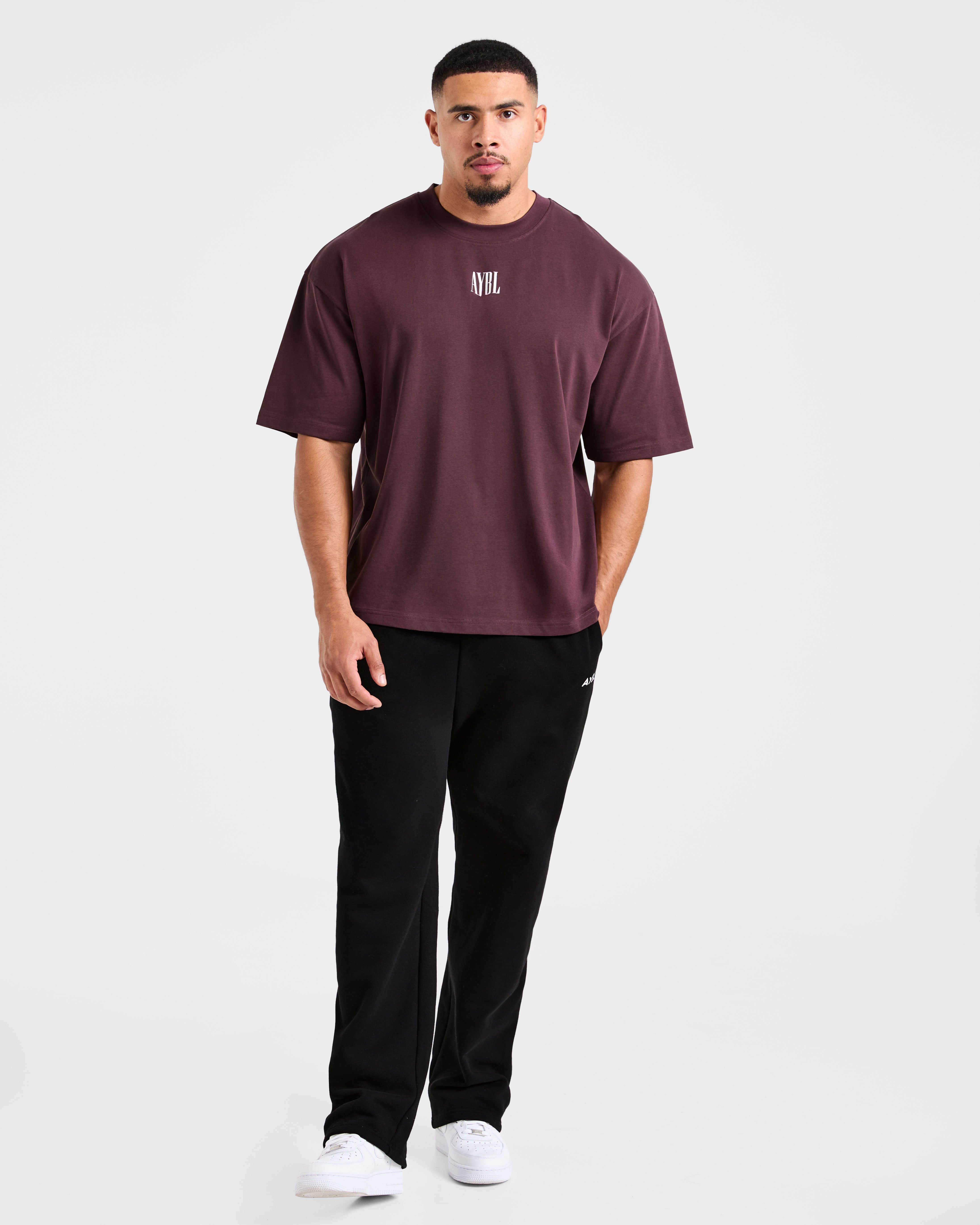 Strength Of Titans Oversized T Shirt - Smoke Berry