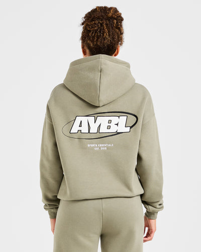 Sports Essentials Oversized Hoodie - Muted Olive