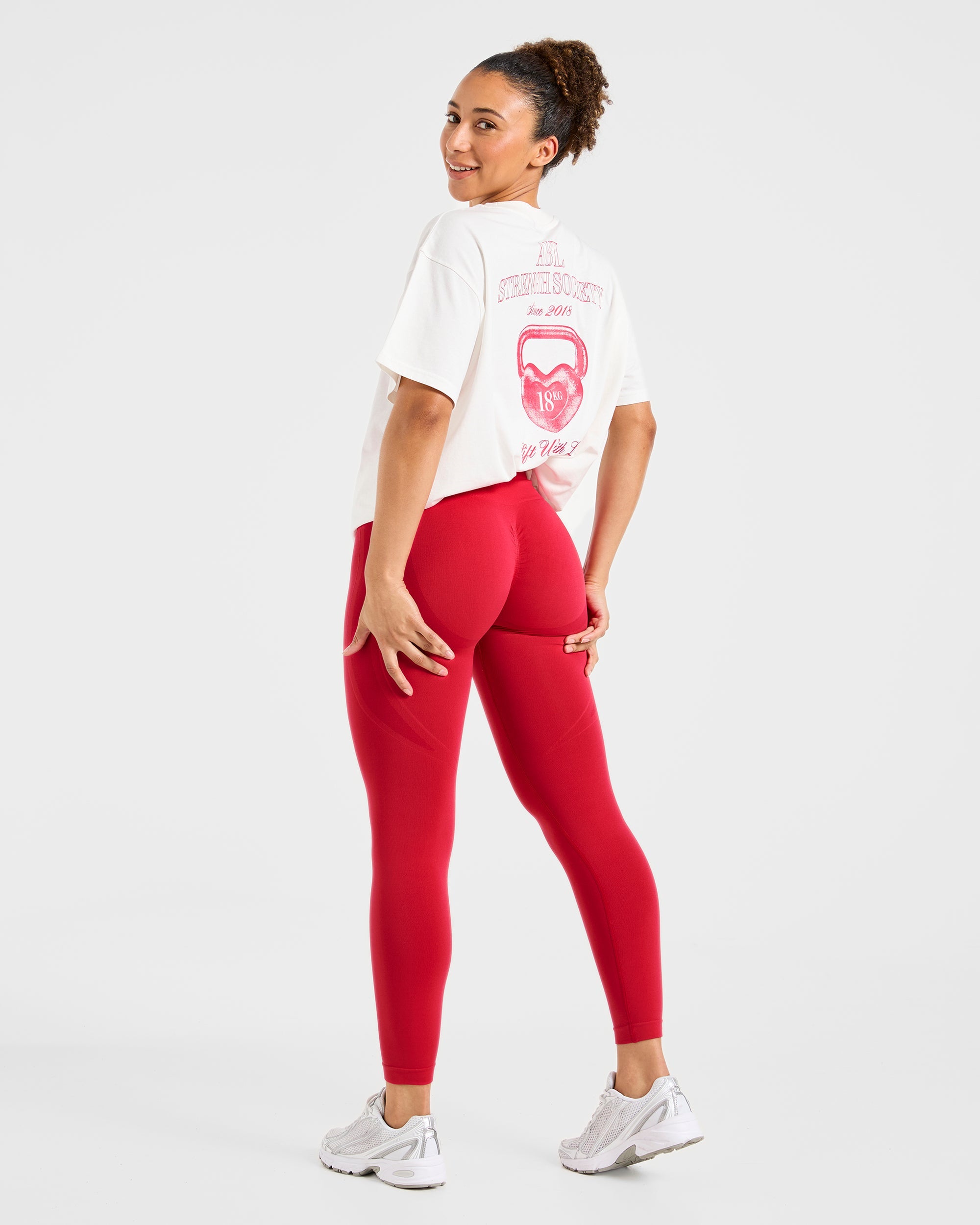 Empower Seamless Leggings - Red