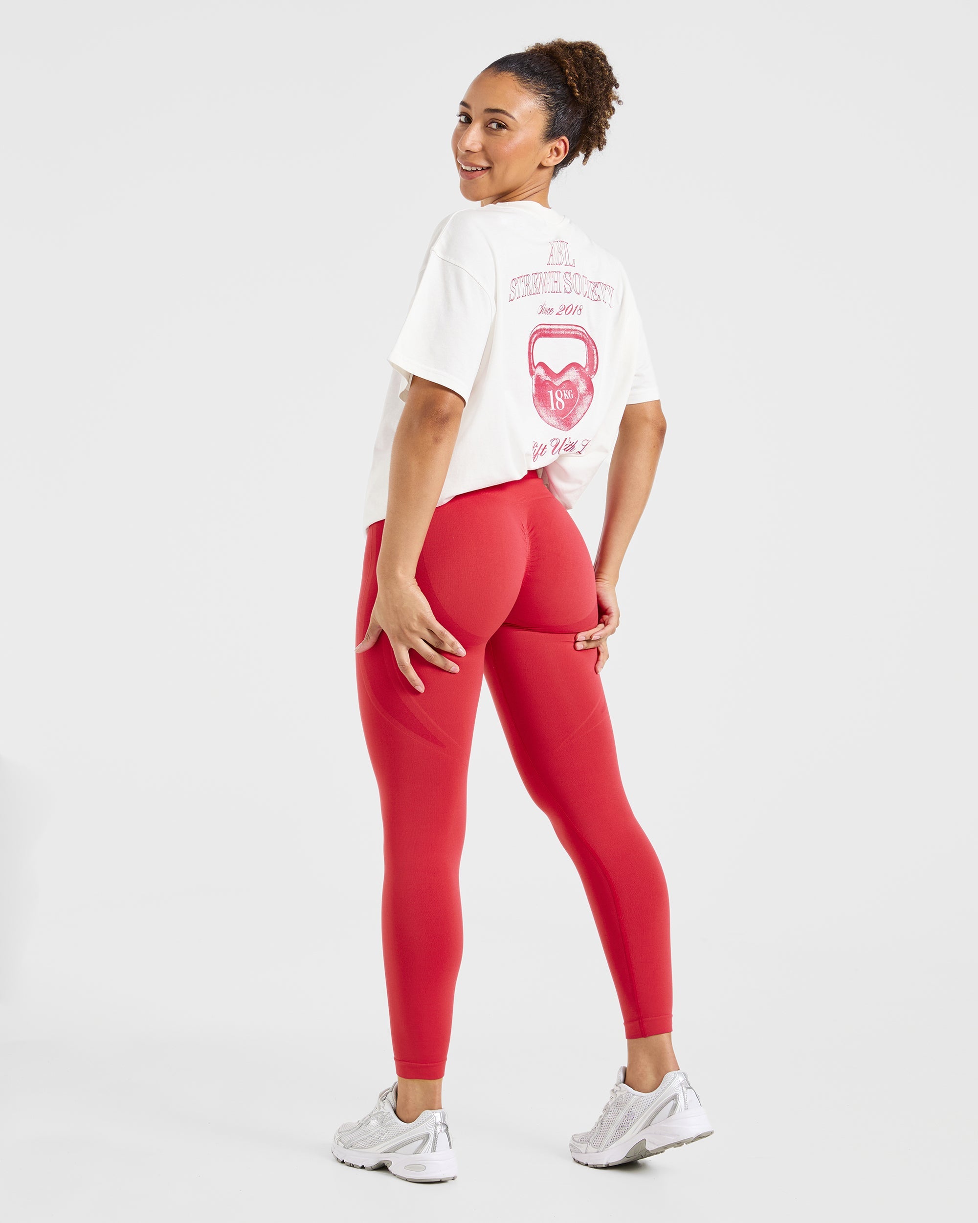 AYBL Lift Love Oversized T Shirt - White