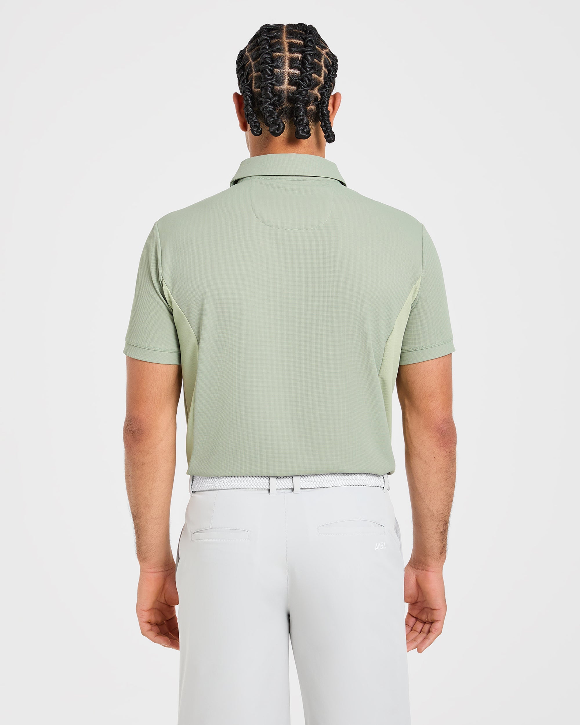 Edge Polo - Muted Olive Green