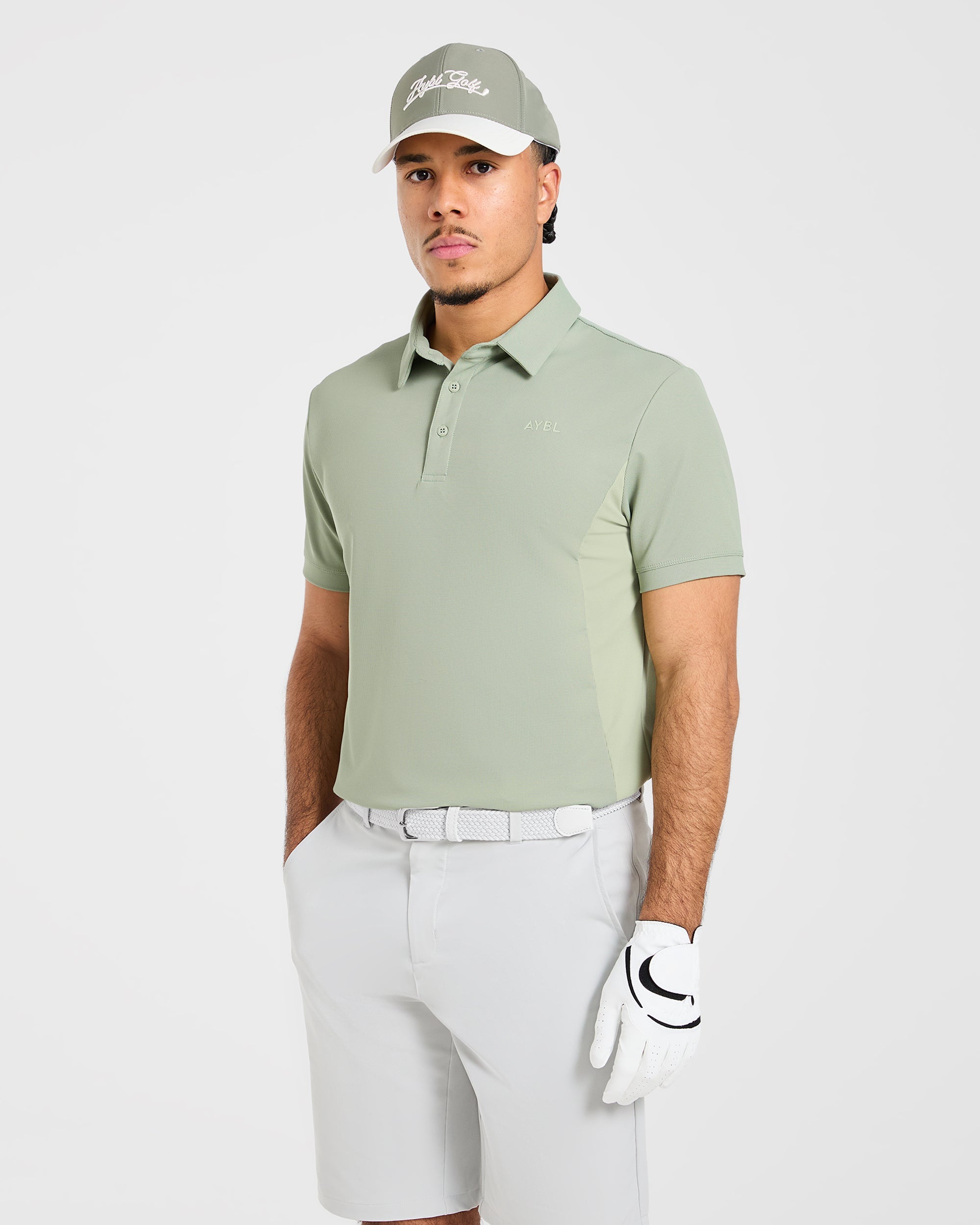 Edge Polo - Muted Olive Green