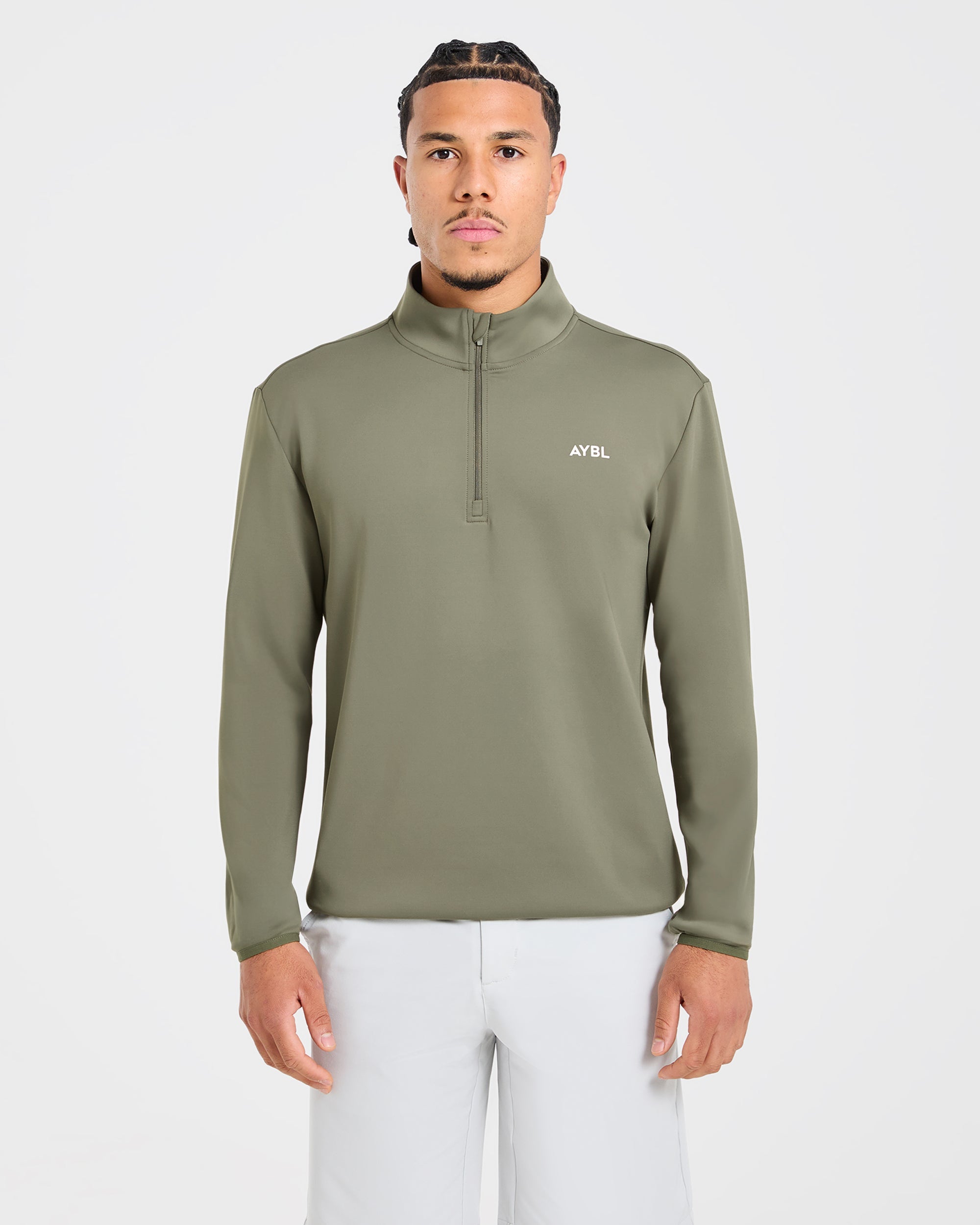 Precision 1/4 Zip Pullover - Deep Sage