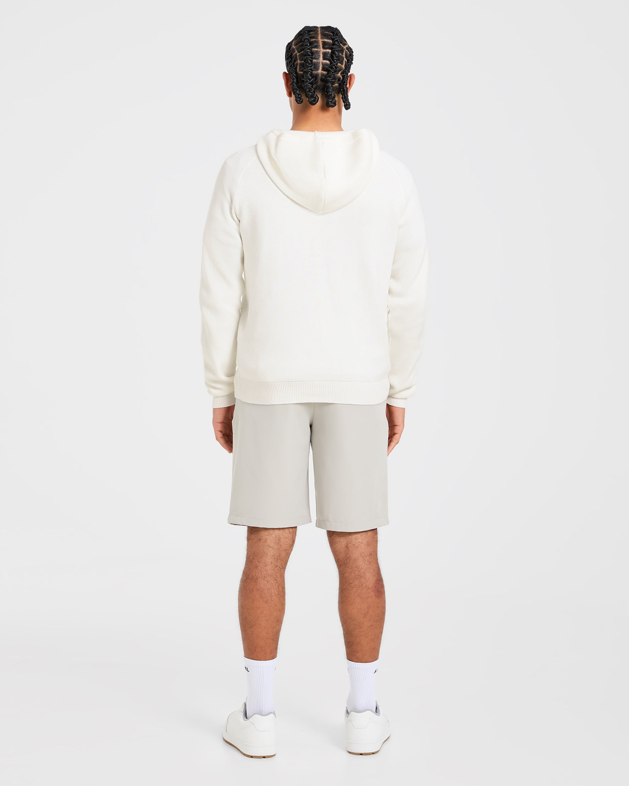 Golf Club Knitted Hoodie - Off White