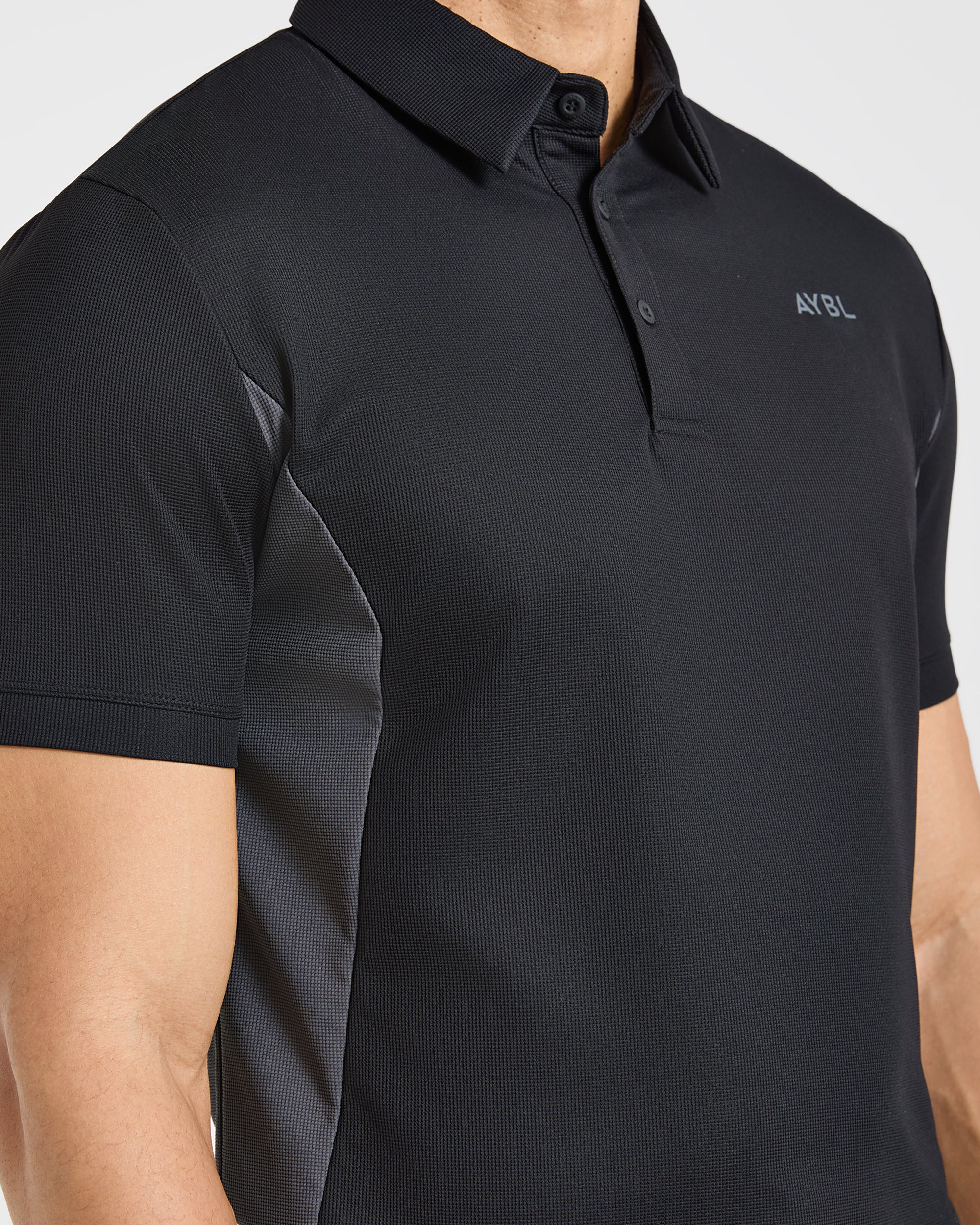 Edge Polo - Black/Charcoal