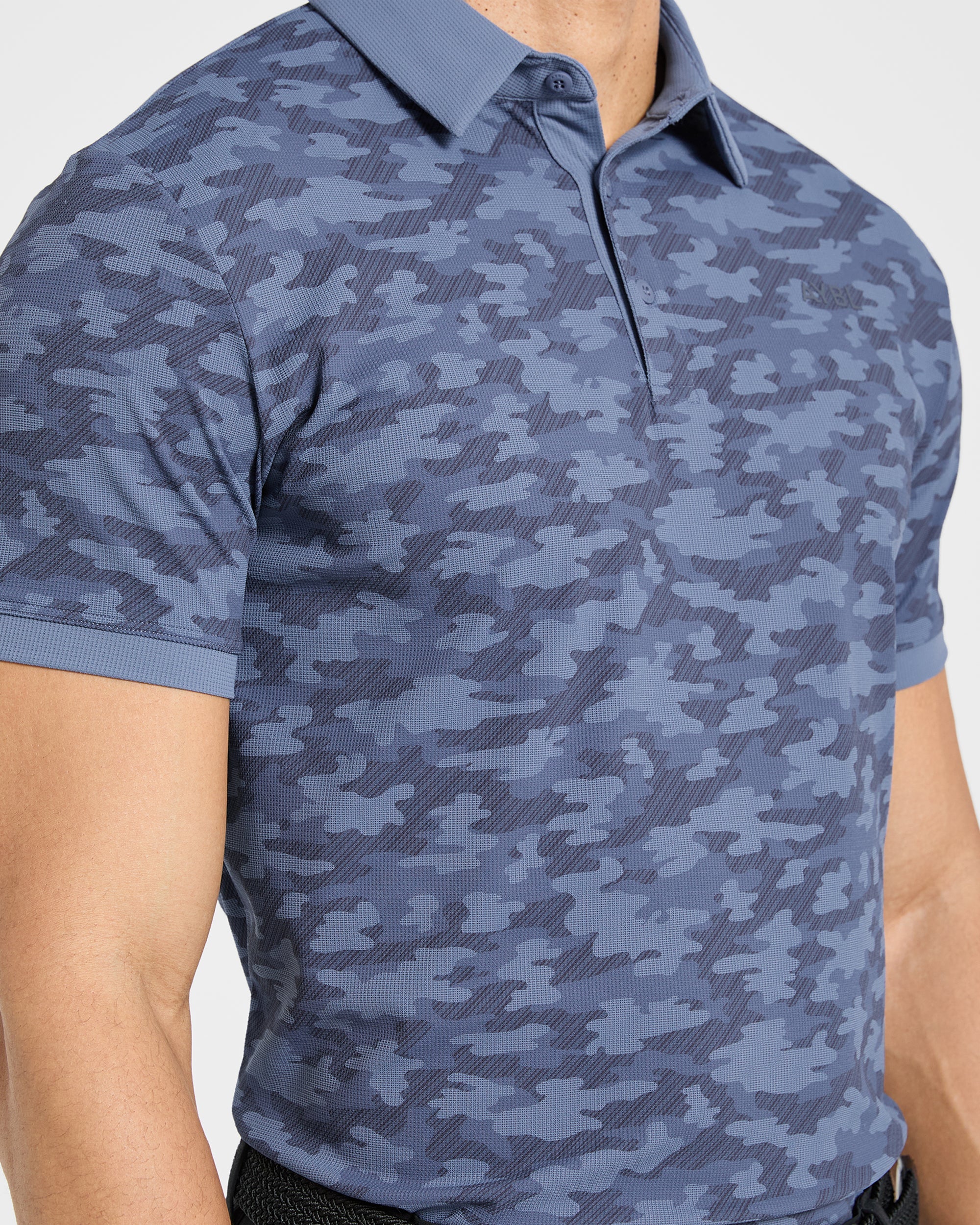 Precision Camo Polo - Blue
