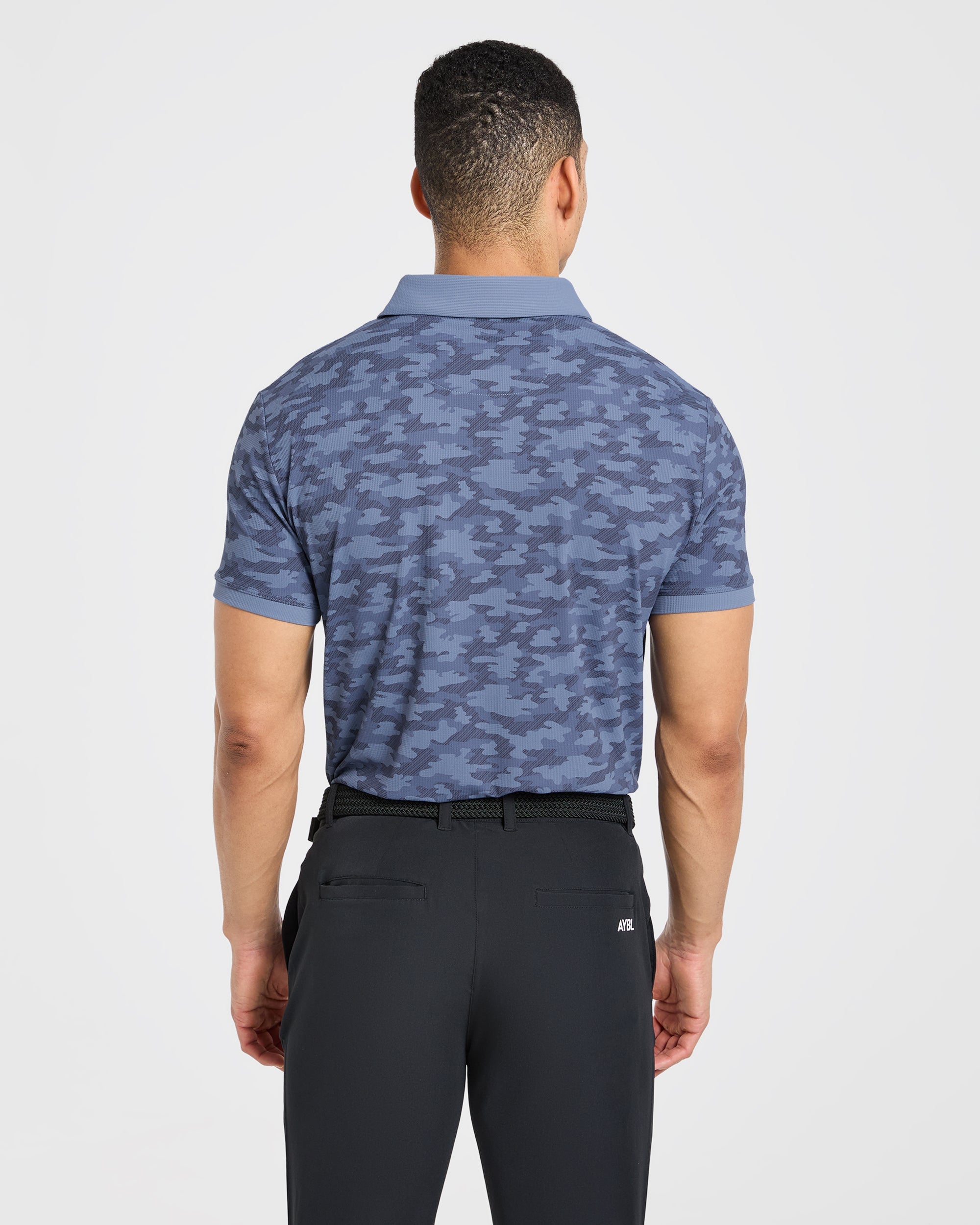 Precision Camo Polo - Blue