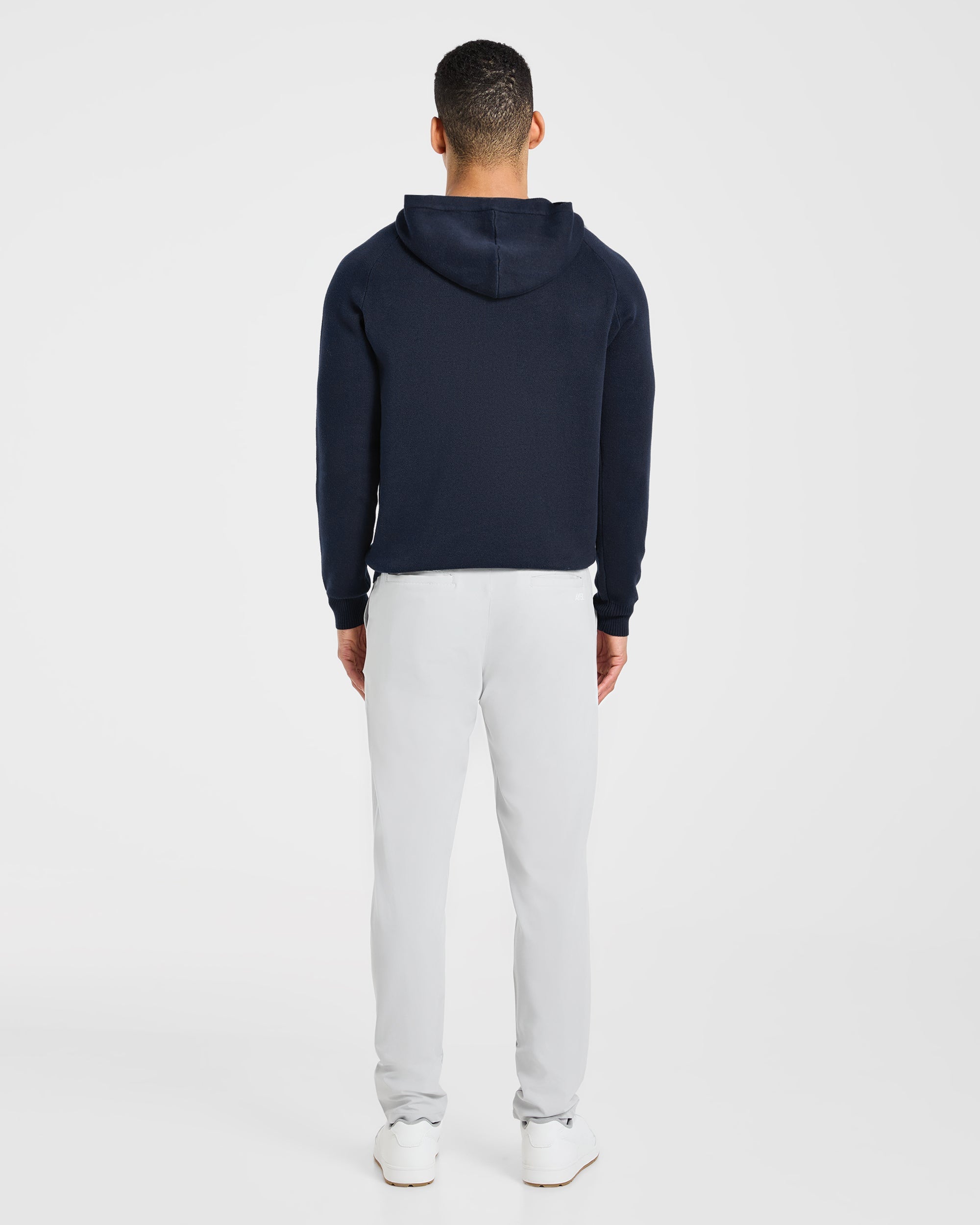 Golf Club Knitted Hoodie - Navy