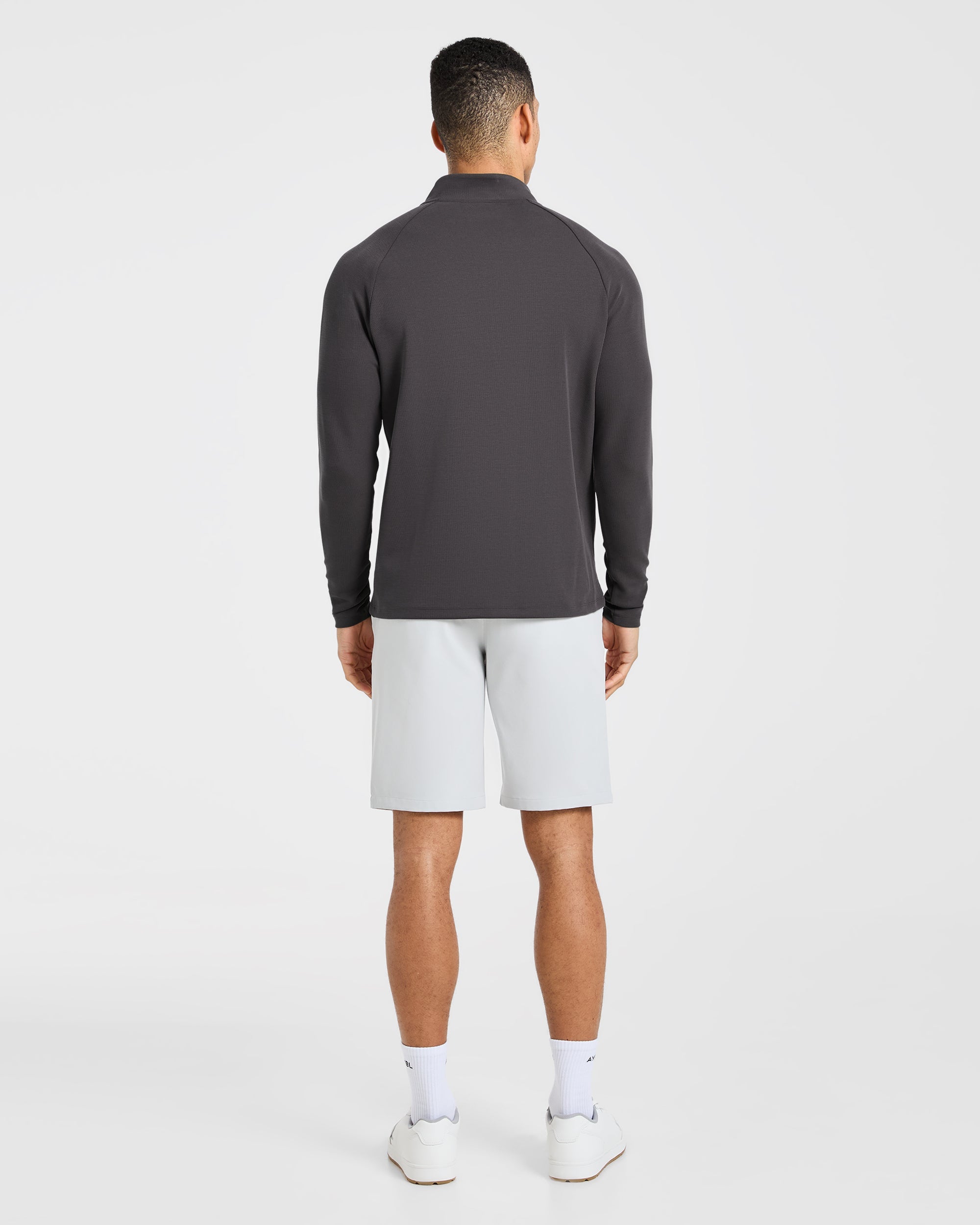 Precision Hybrid 1/4 Zip Pullover - Charcoal