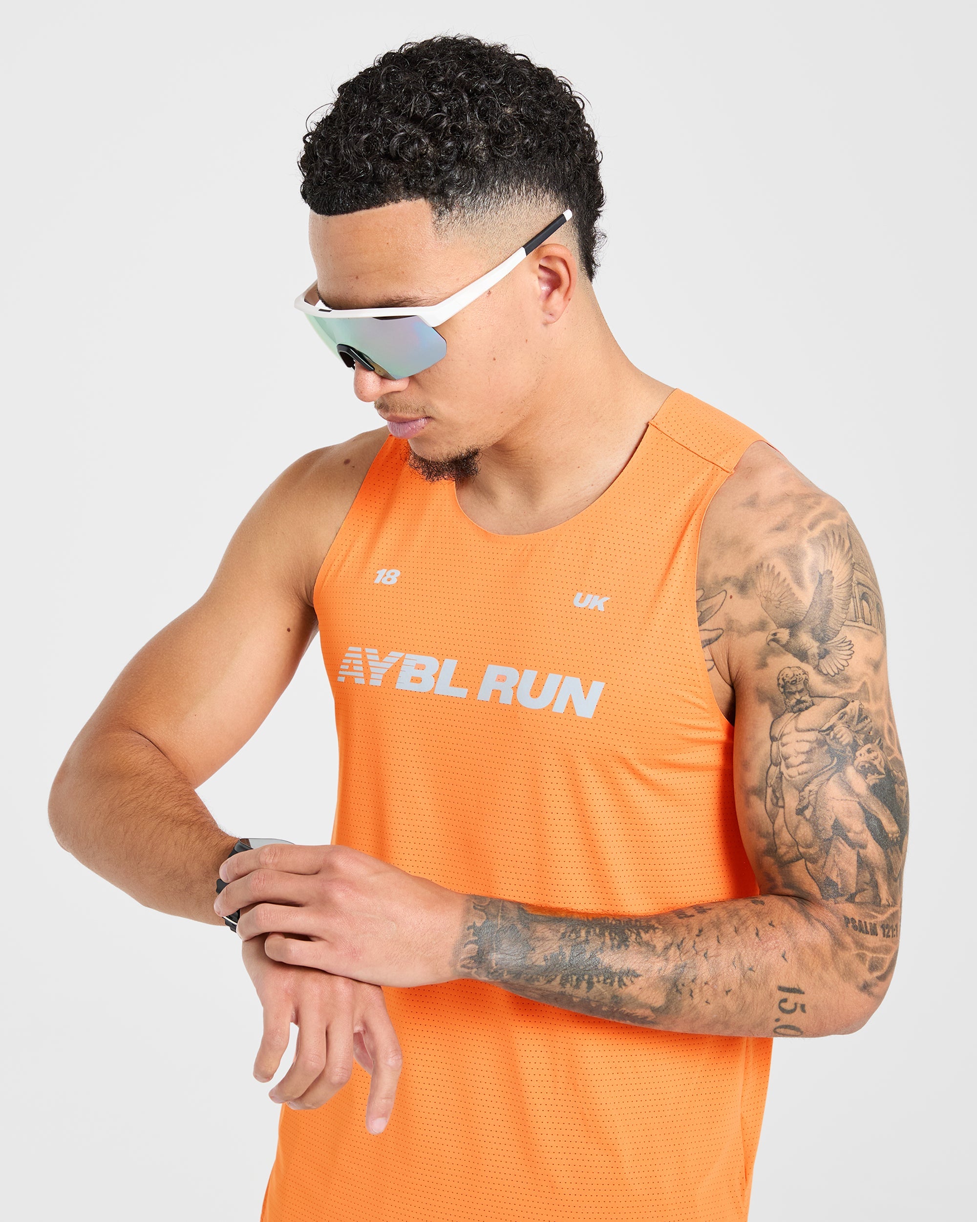 Run Loose Tank - Bright Orange
