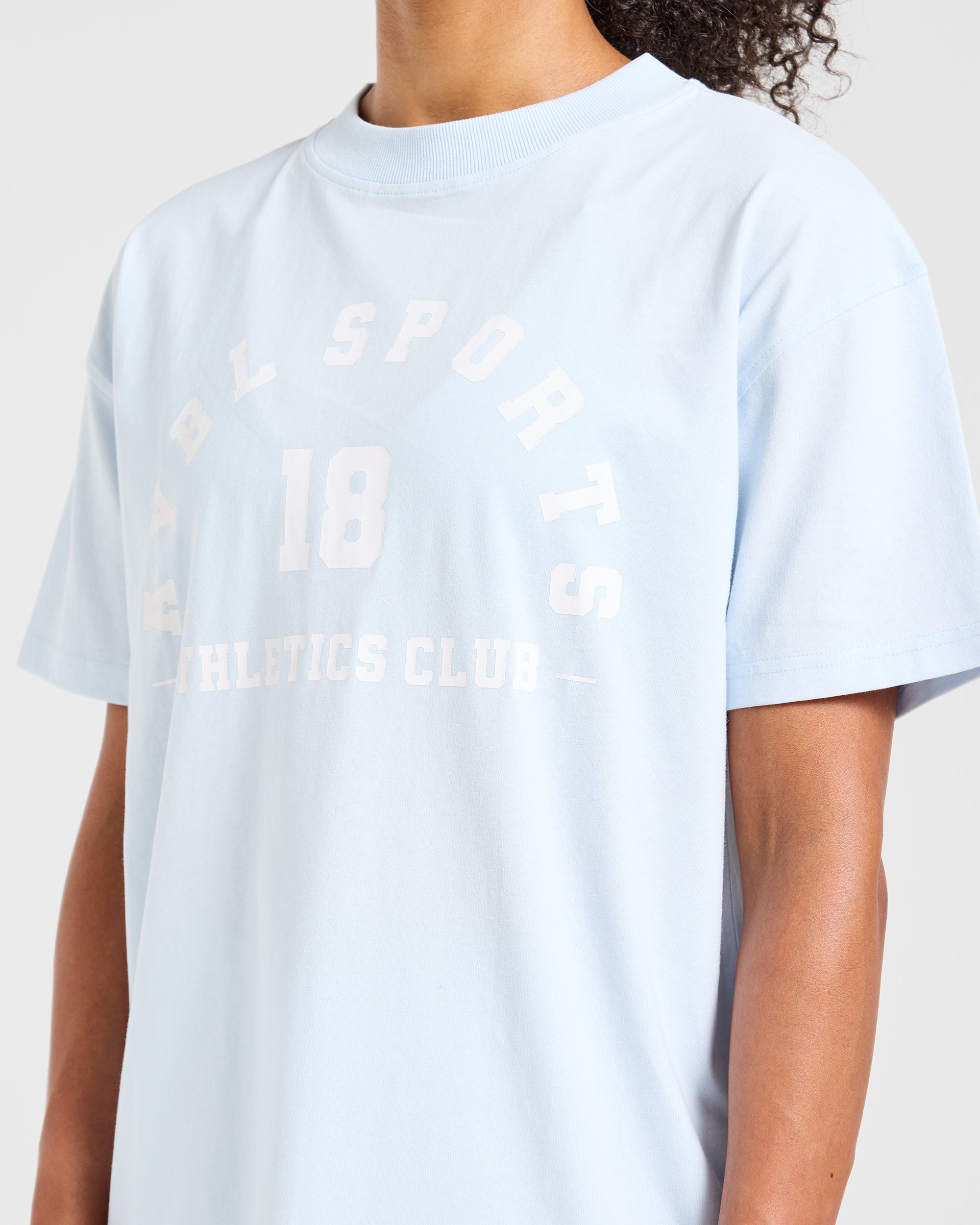 AYBL Sports 18 Oversized T Shirt - Iced Blue