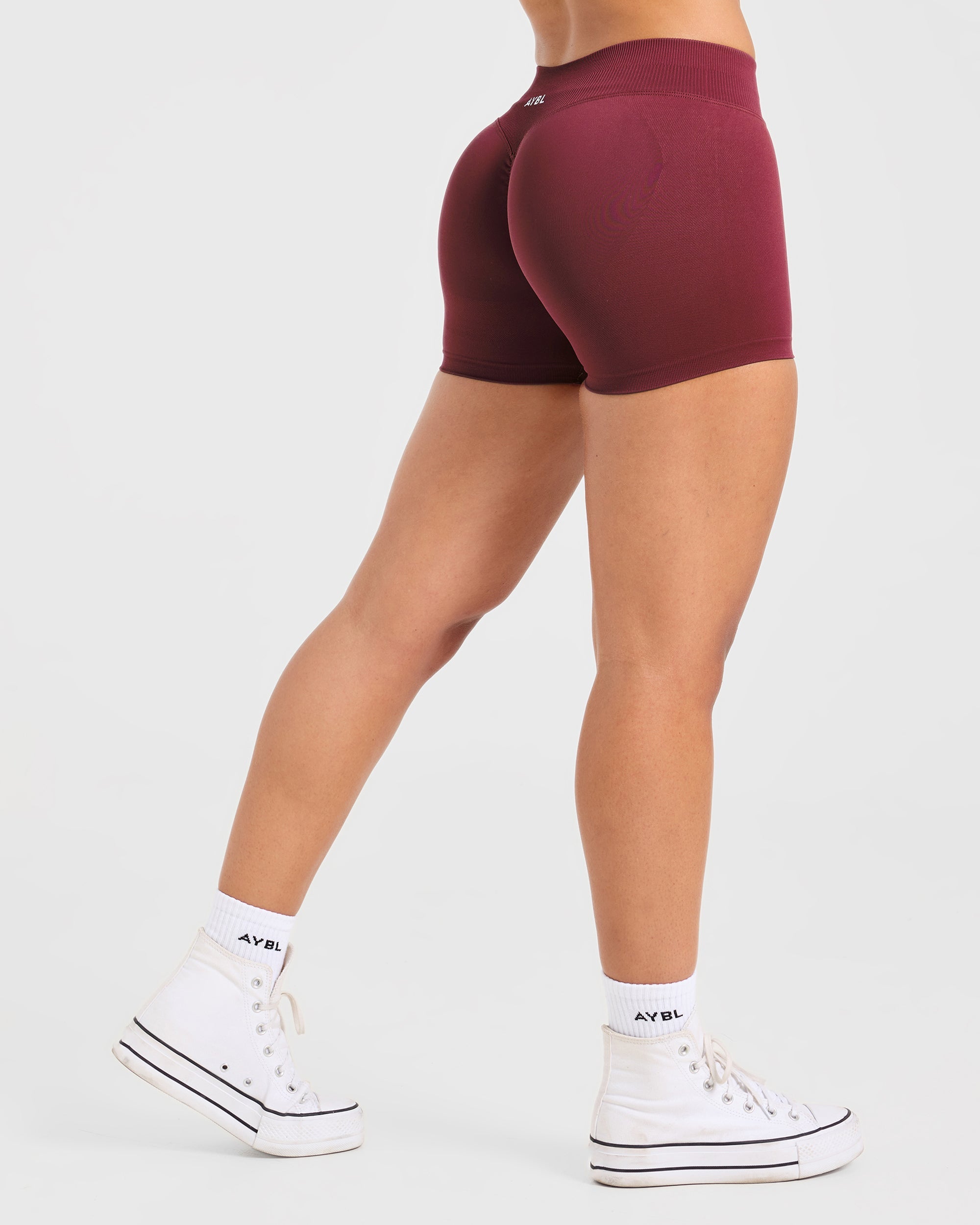 Enhance Seamless Shorts | 3.5" - Mahogany Red