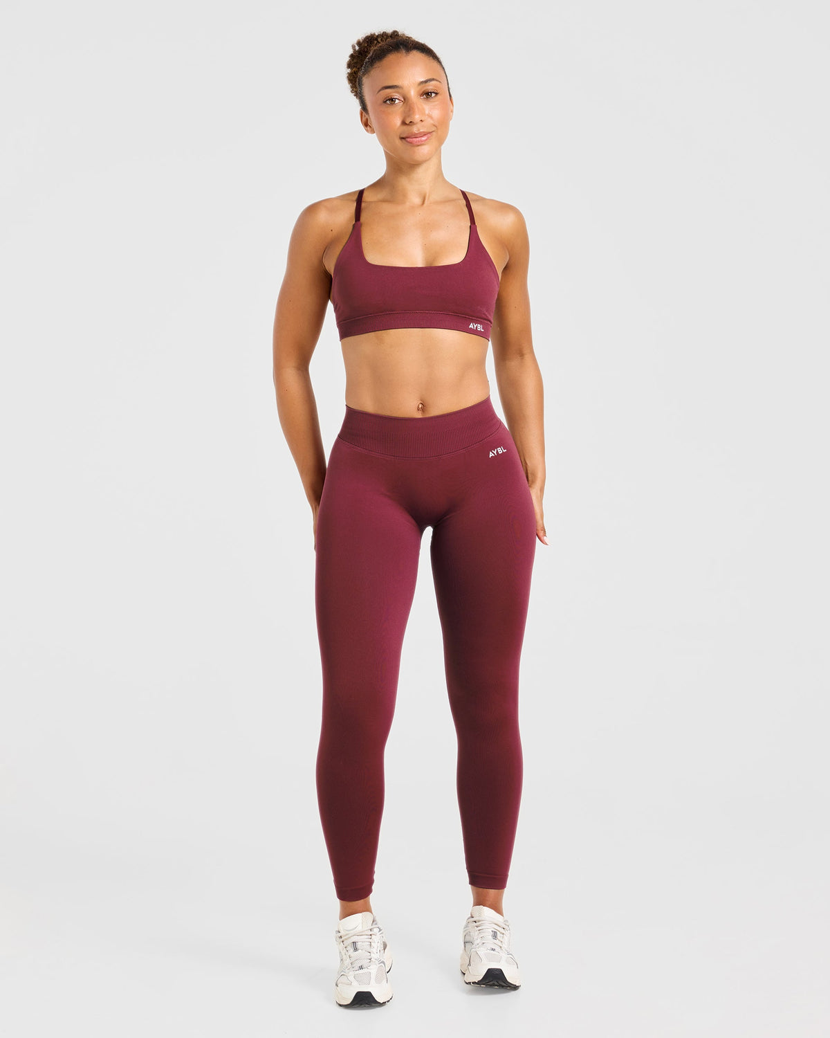 Enhance Seamless Leggings - Mahogany Red