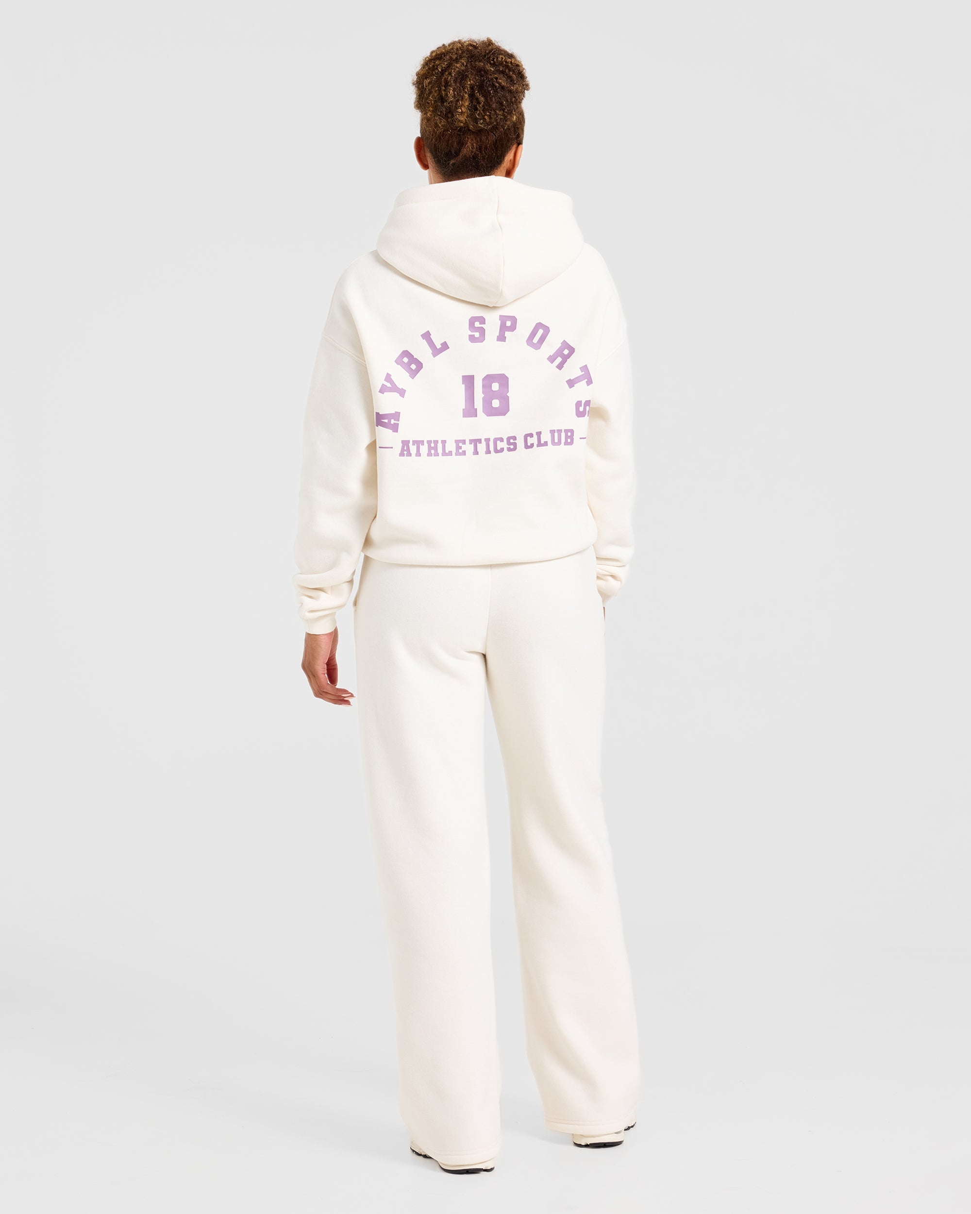 AYBL Sports 18 Oversized Hoodie - Off White
