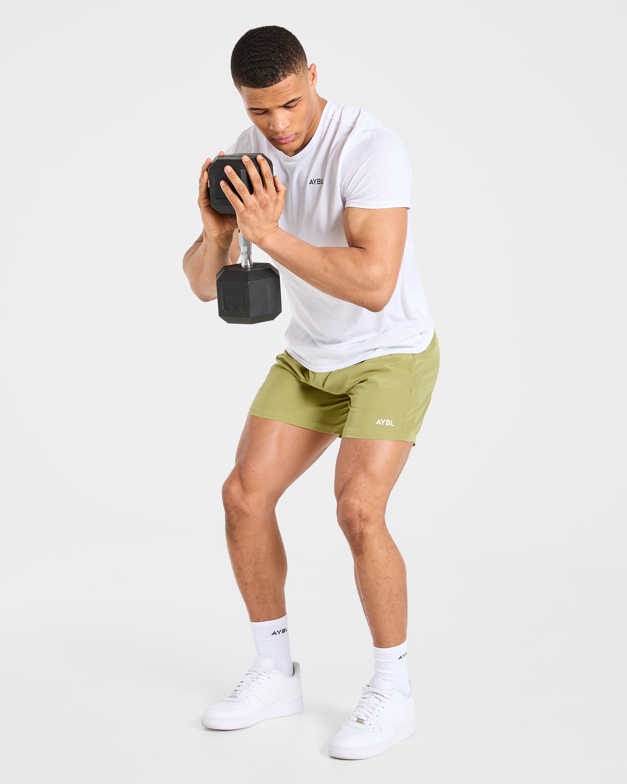 Core 5" Shorts - Citrus Olive