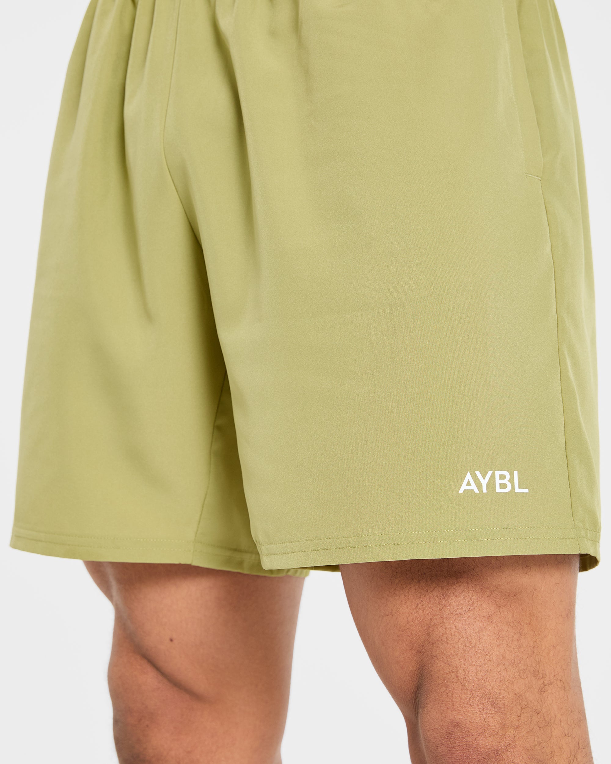 Core 7" Shorts  - Citrus Olive