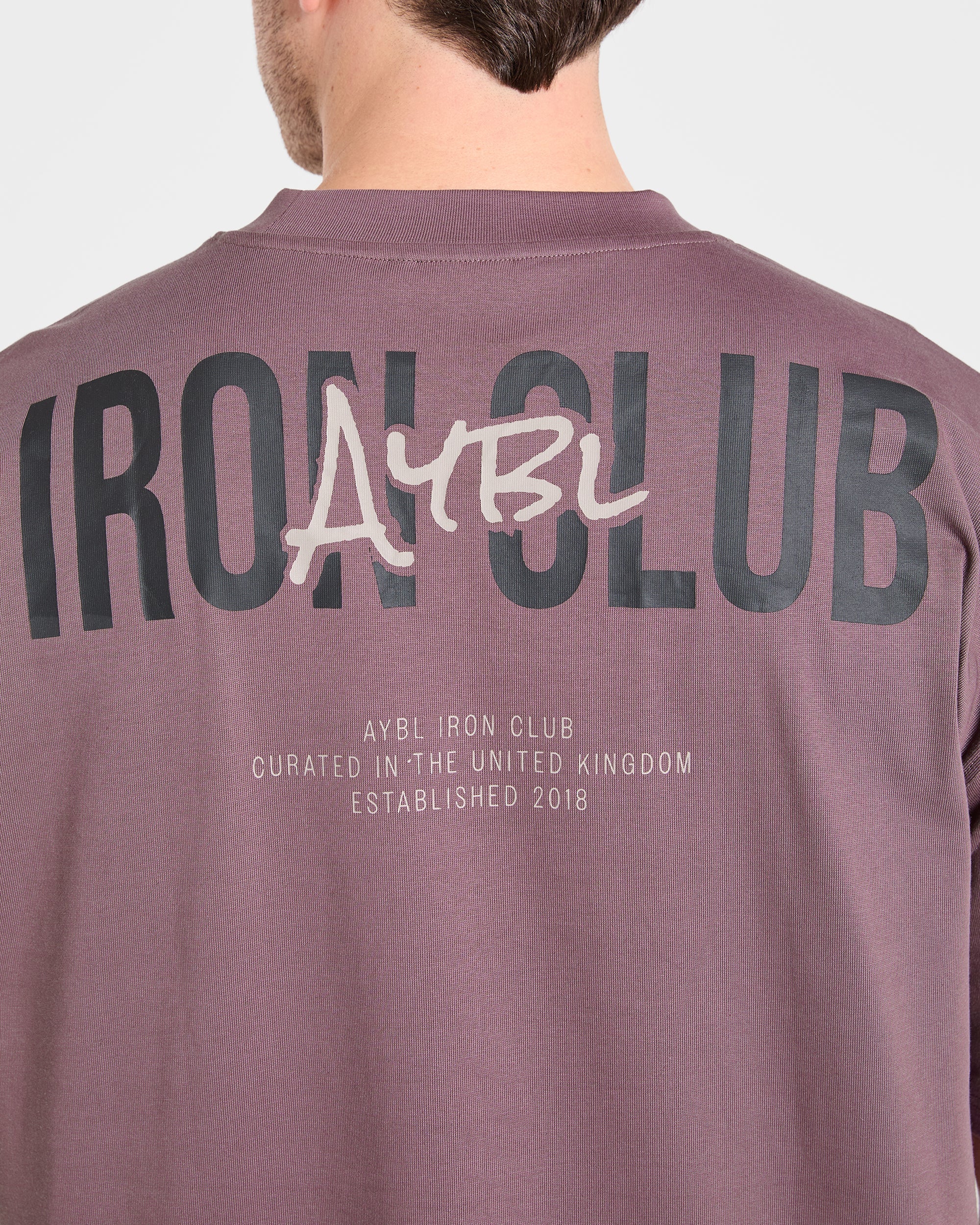 AYBL Iron Club Oversized T Shirt - Flint Purple