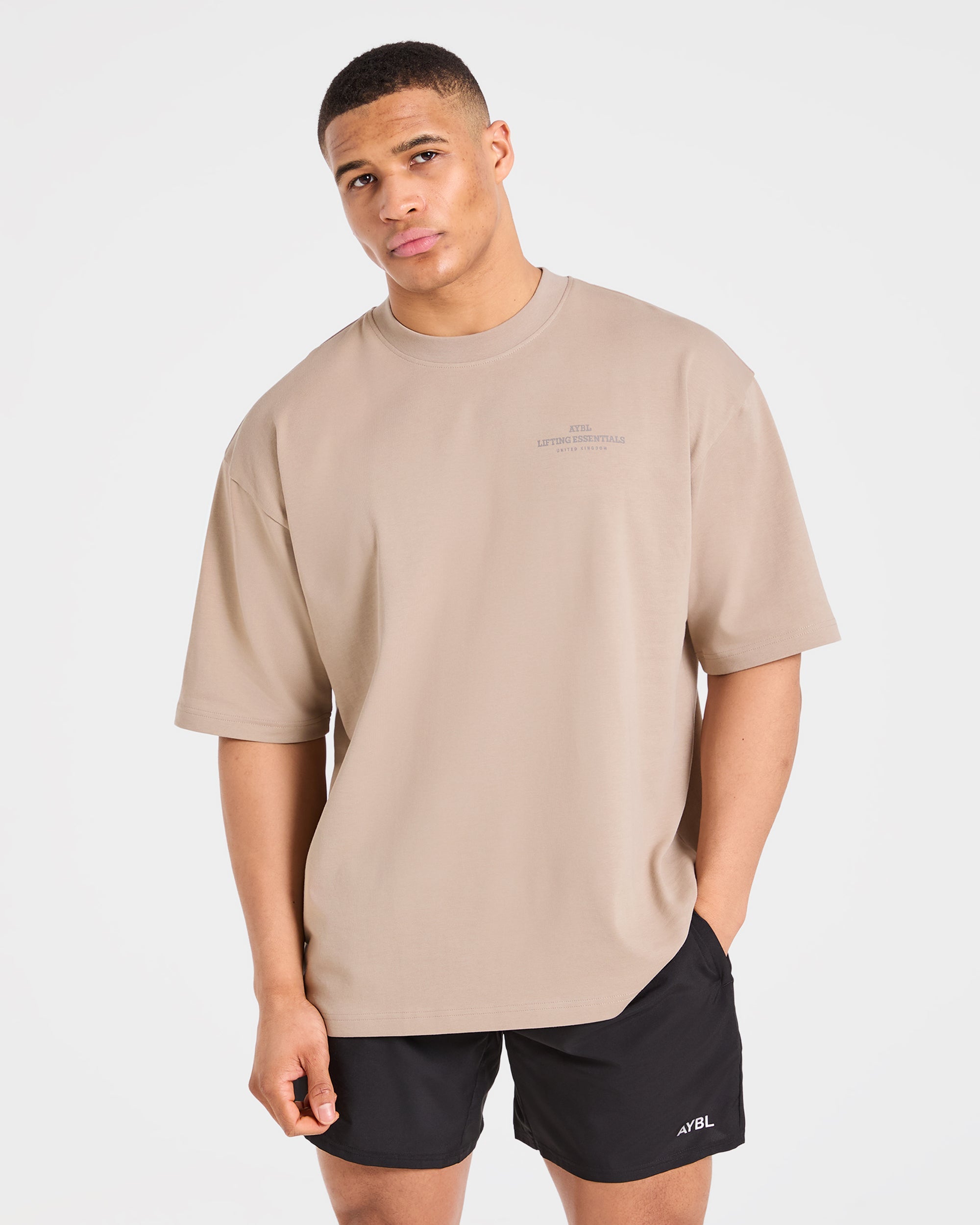 Apex Lifting Essentials Oversized T Shirt - Deep Fog