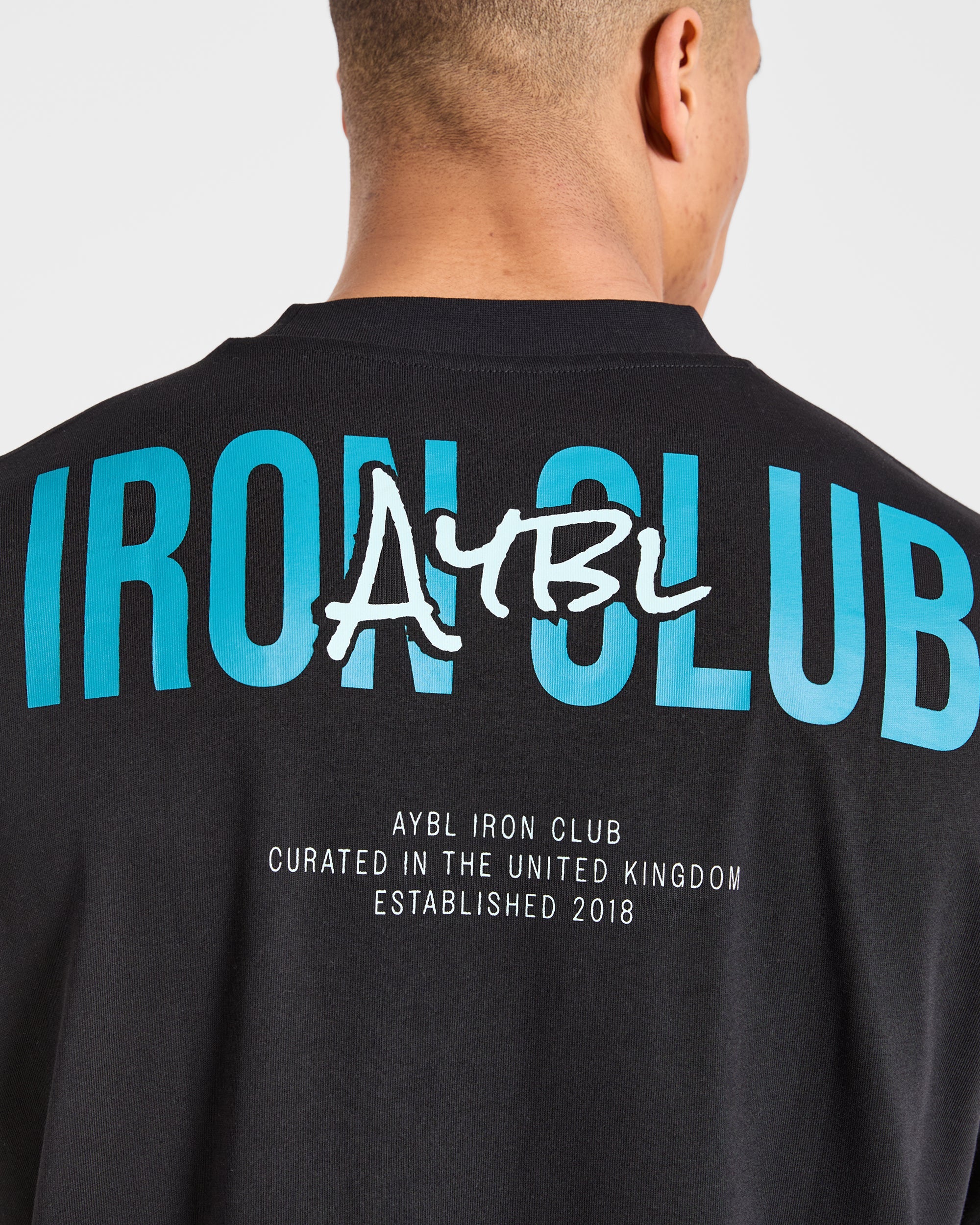 AYBL Iron Club Oversized T Shirt - Black