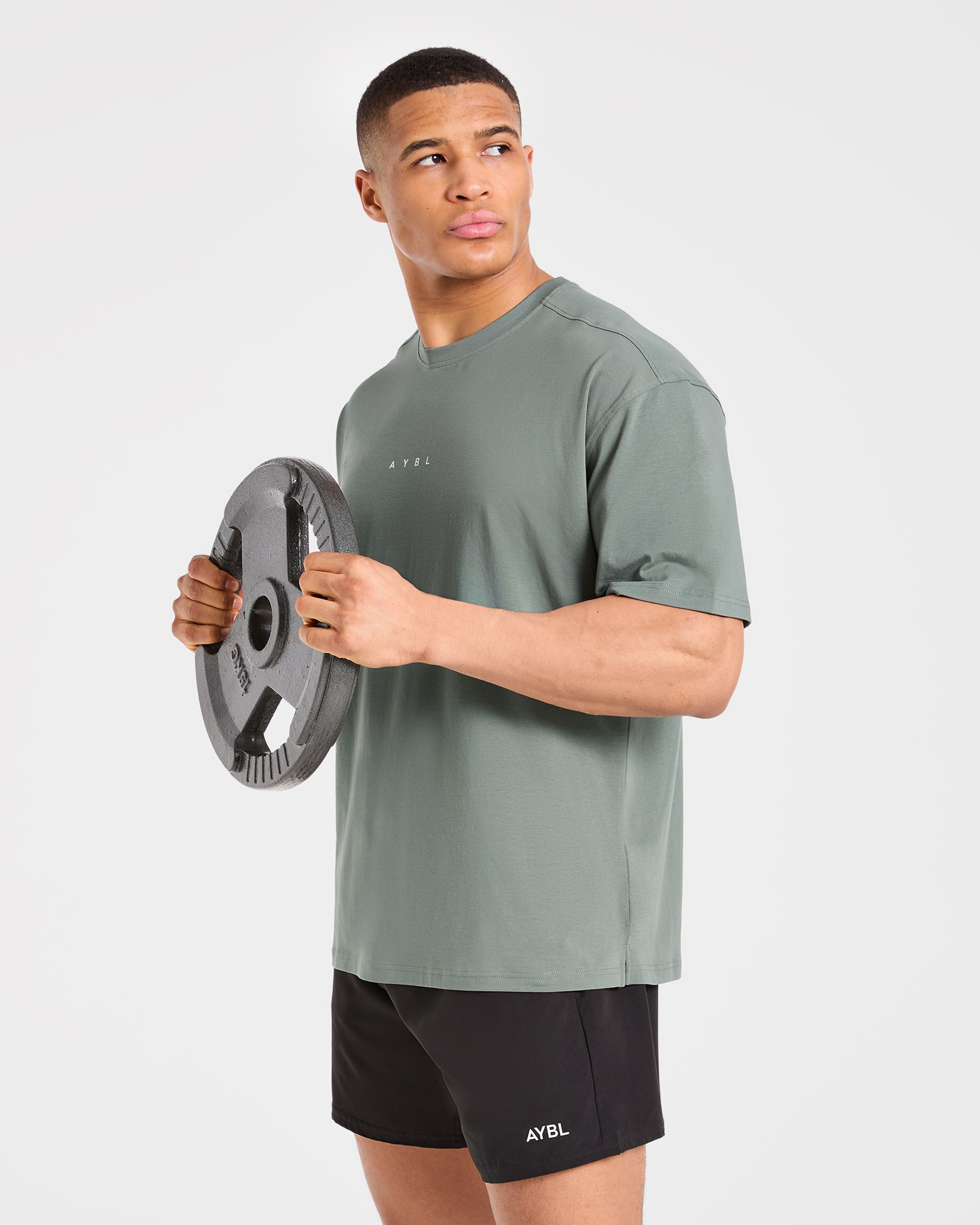 Force Oversized T Shirt - Deep Sage