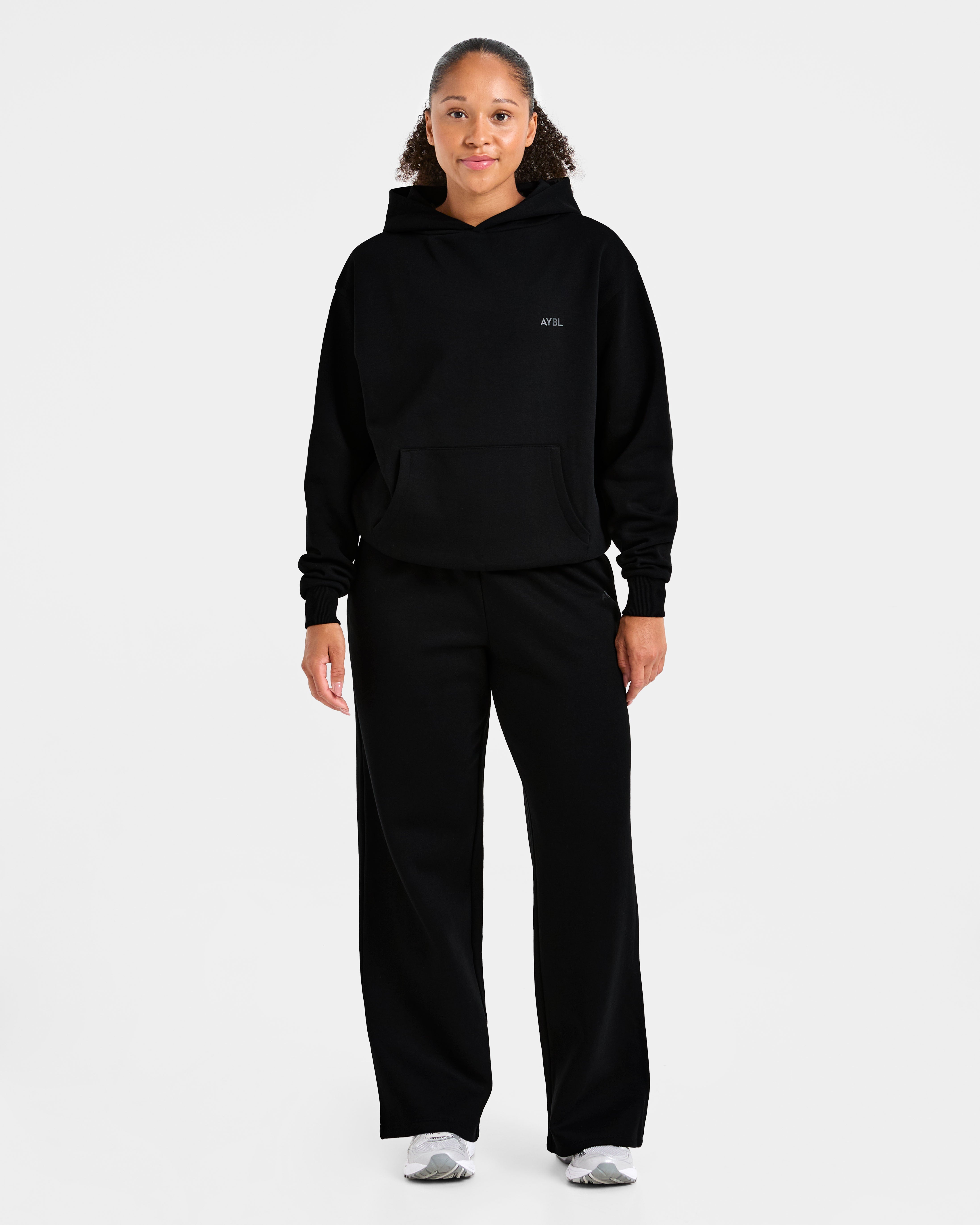 Lifestyle Oversized Hoodie - Black