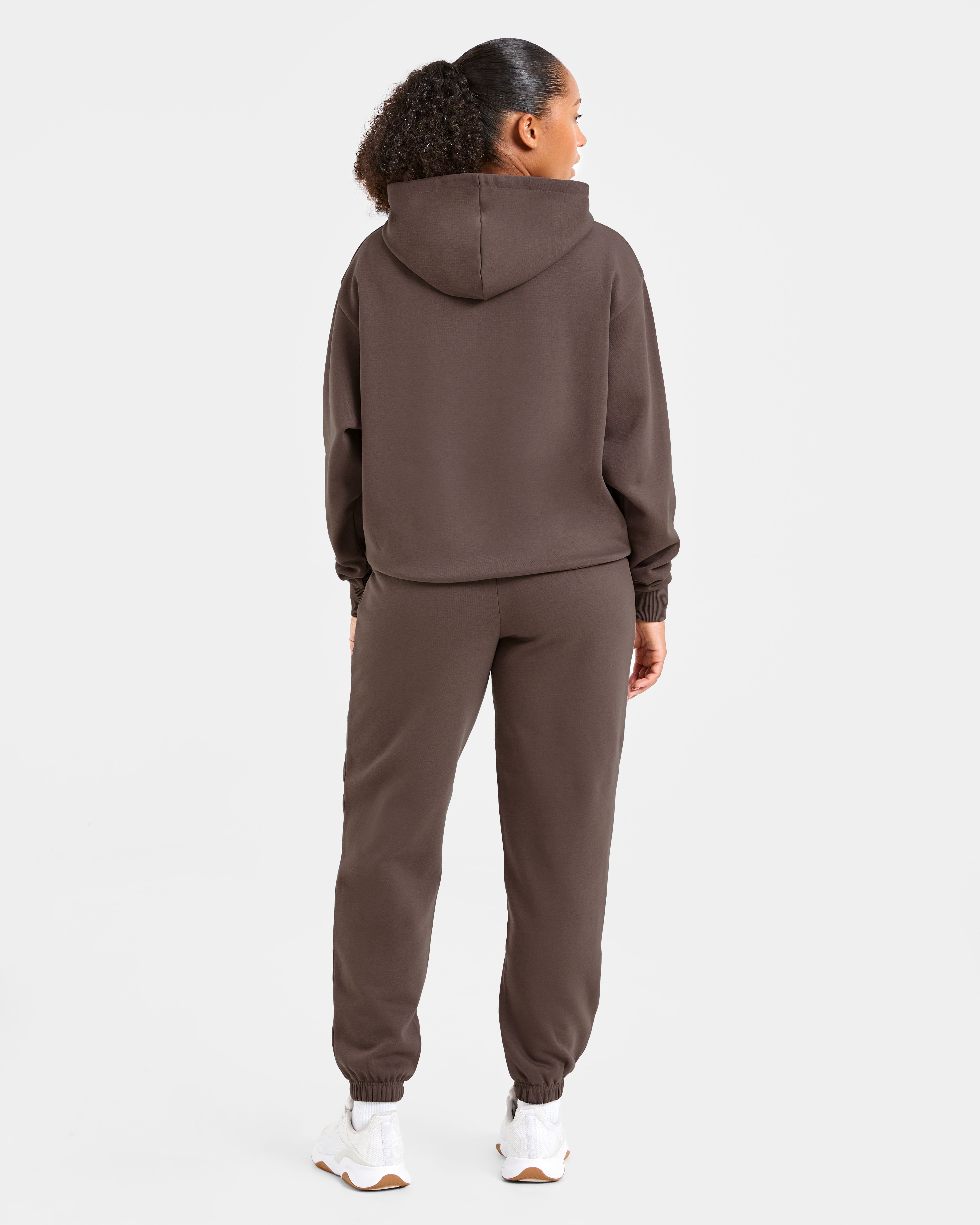 Lifestyle Oversized Hoodie - Umber Brown