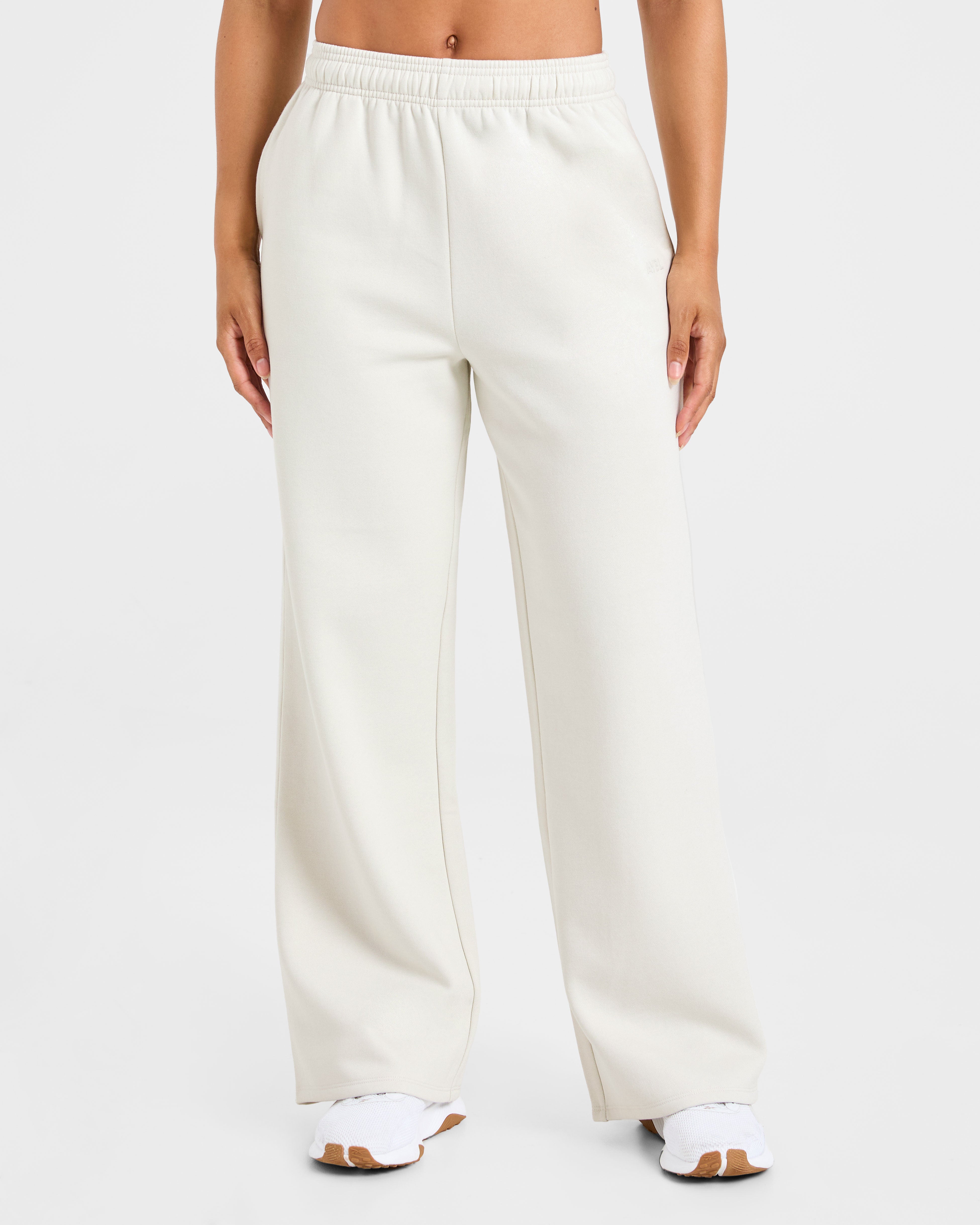 Lifestyle Oversized Straight Leg Joggers - Off White