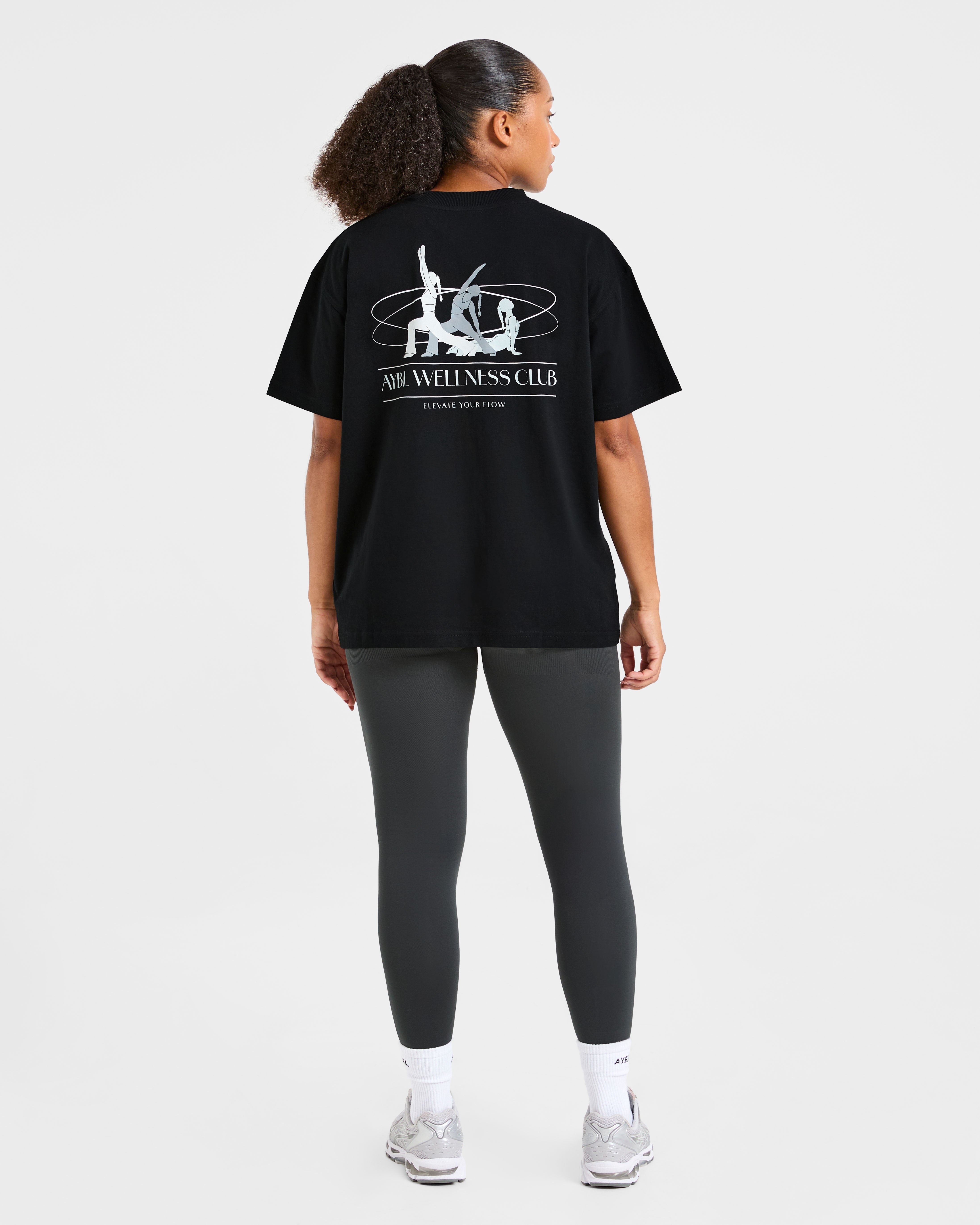 AYBL Wellness Oversized T Shirt - Black