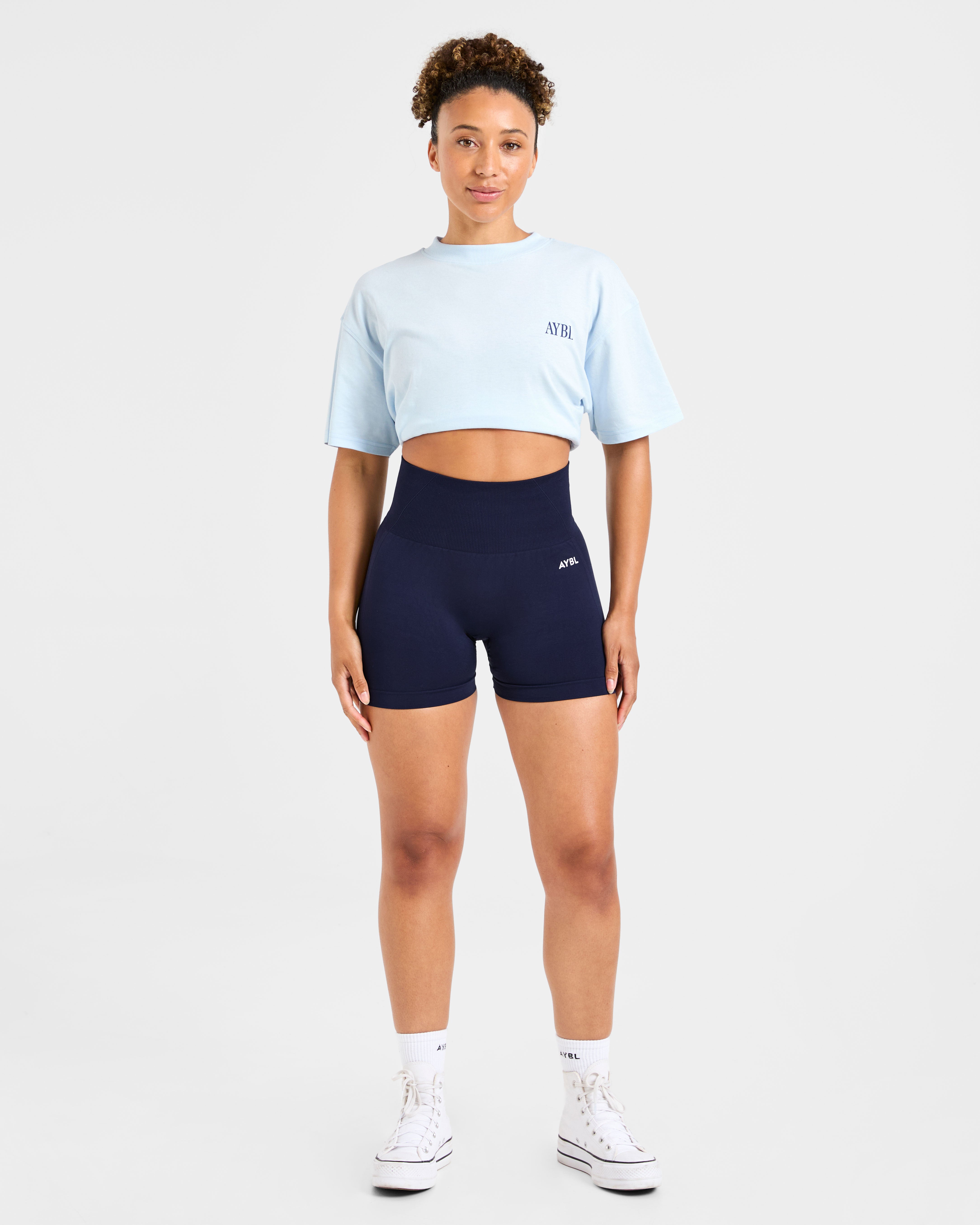 AYBL Strength Studio Oversized T Shirt - Blue