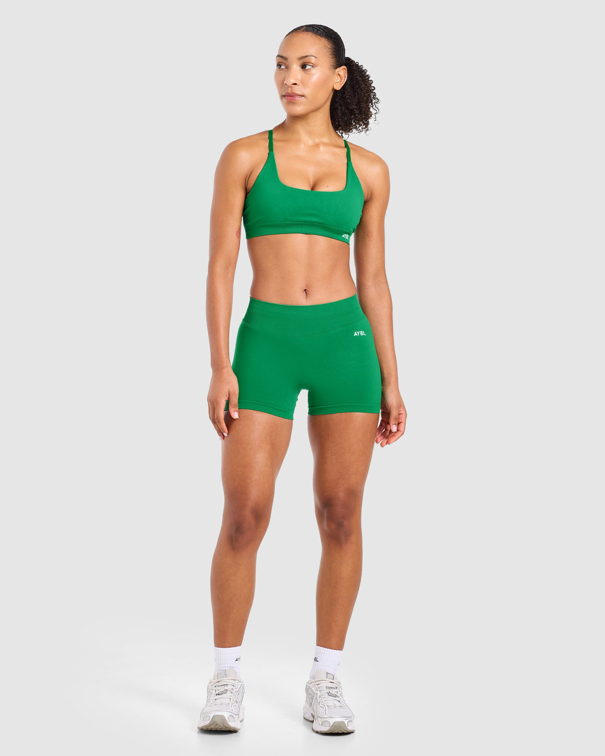 Enhance Seamless Shorts | 3.5" - Racing Green