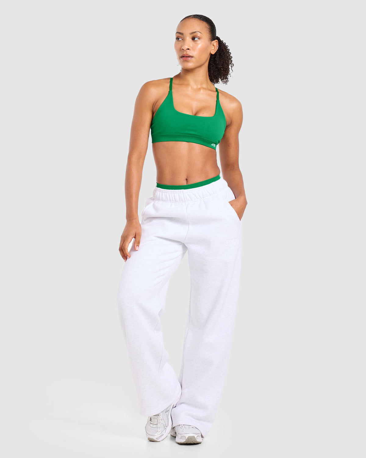 Enhance Seamless Sports Bra - Racing Green