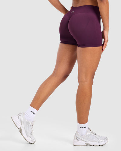 Enhance Seamless Shorts | 3.5" - Midnight Plum