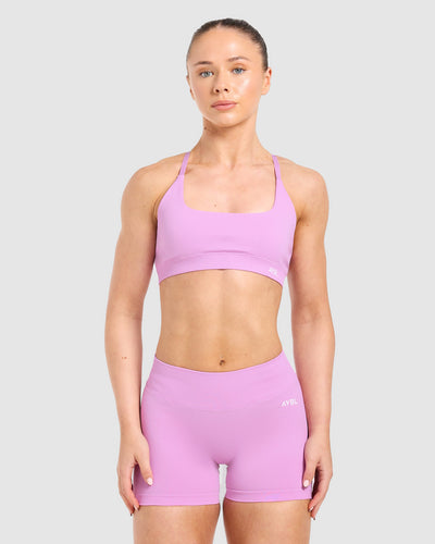 Enhance Seamless Sports Bra - Deep Lilac