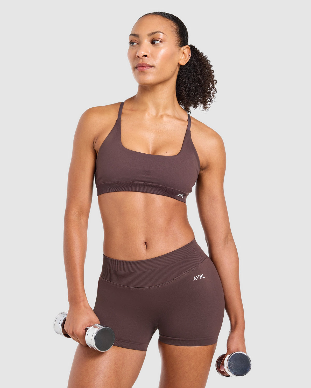 Enhance Seamless Sports Bra - Cocoa Brown