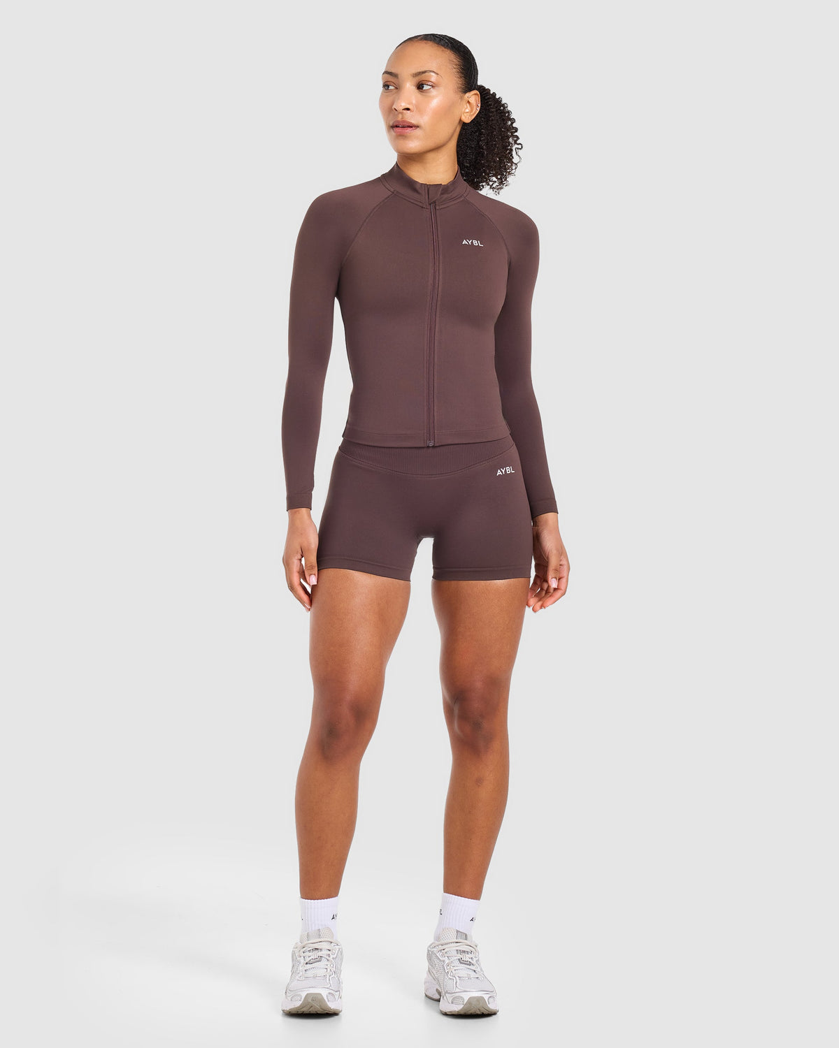 Enhance Seamless Jacket - Cocoa Brown