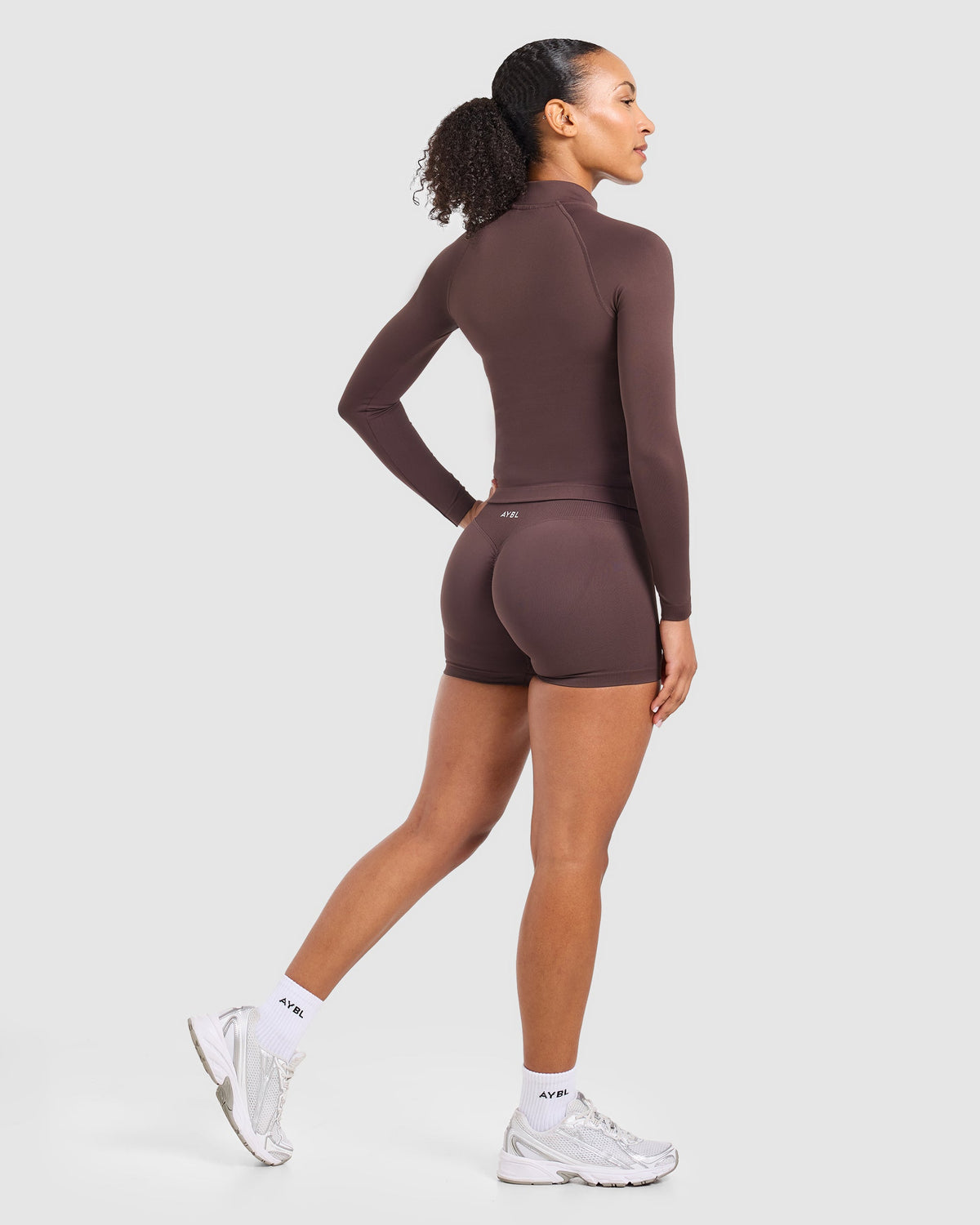 Enhance Seamless Jacket - Cocoa Brown