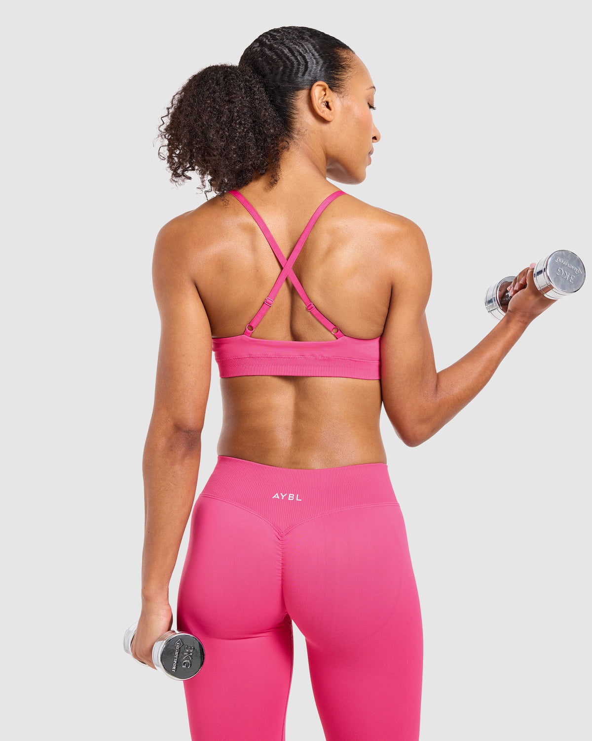 Enhance Seamless Sports Bra - Raspberry Pink