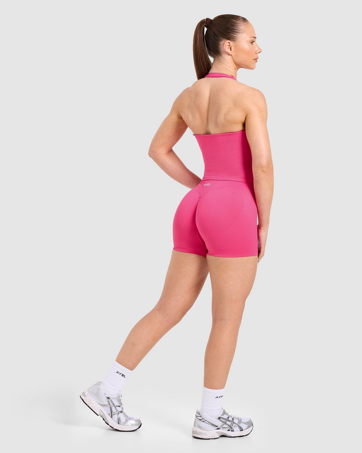 Enhance Seamless Shorts | 3.5" - Raspberry Pink