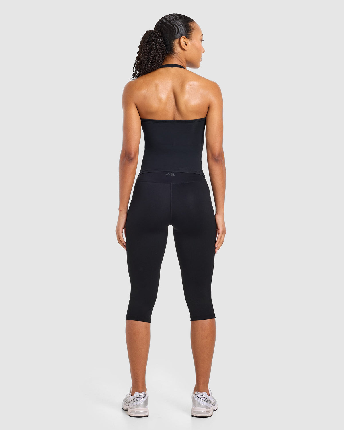 Ease Halterneck Top - Black