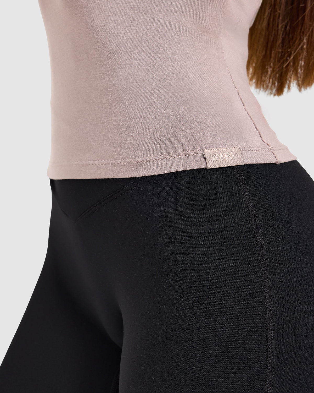 Ease Off The Shoulder Top - Warm Taupe