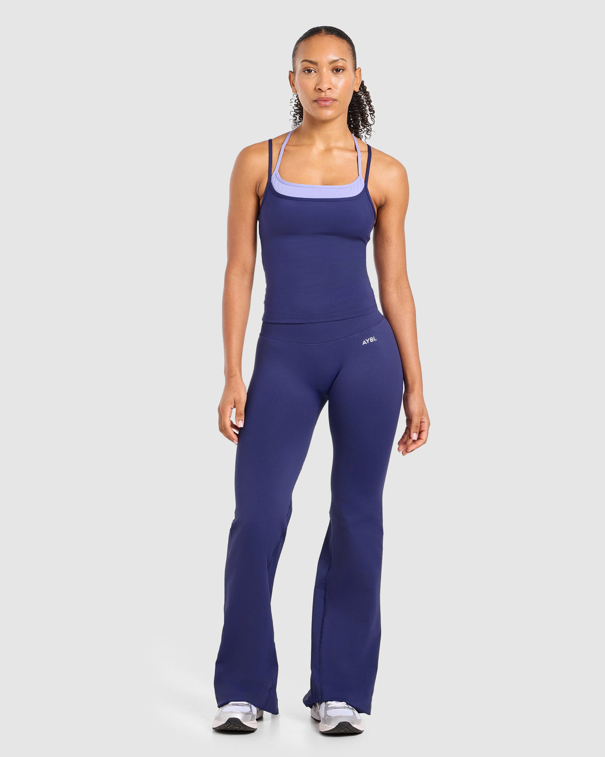 Double Layered Tank Top - Storm Blue