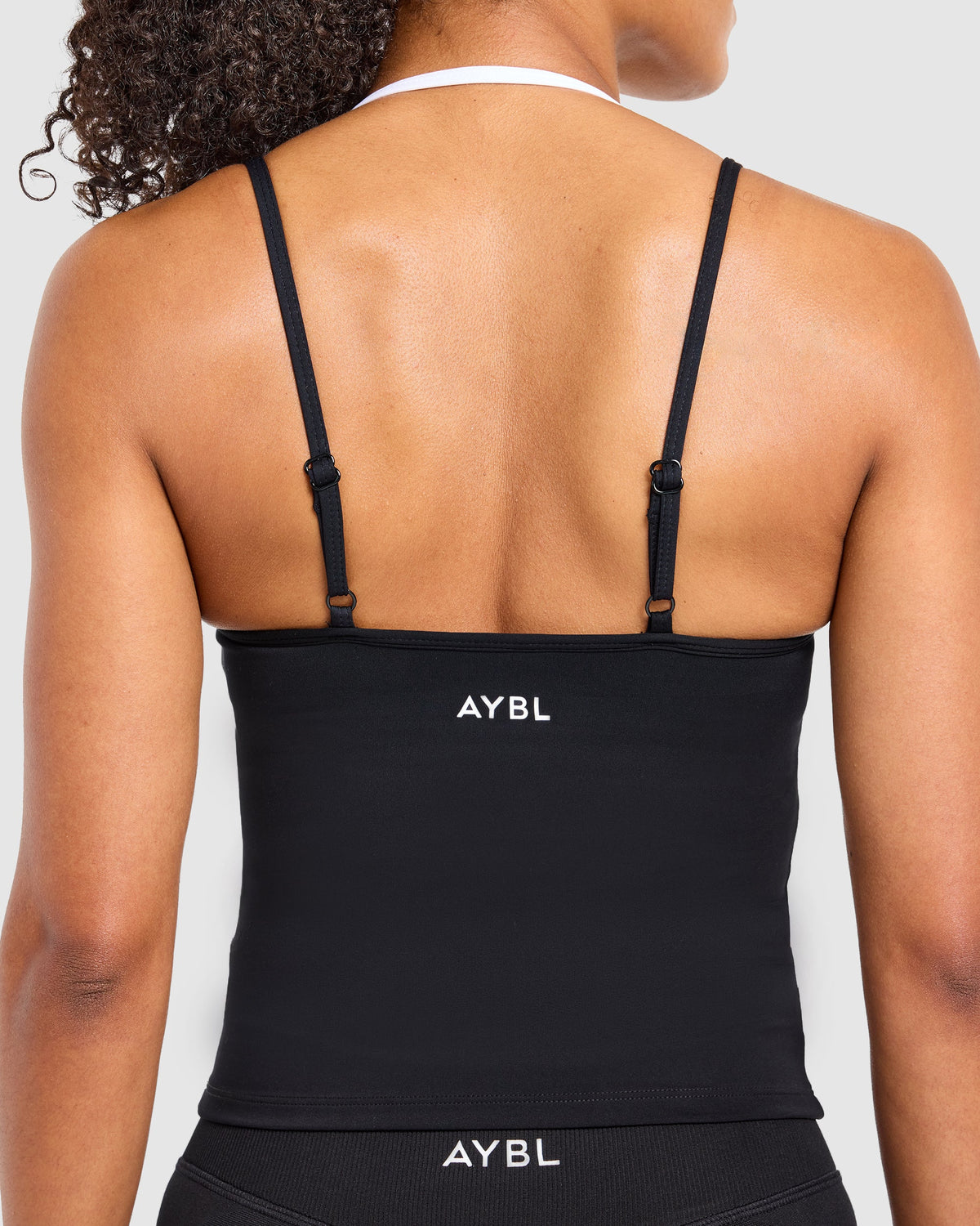 Double Layered Tank Top - Black/White