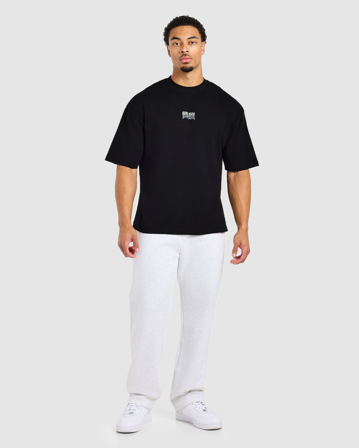 Anime Deadlift Dept Oversized T Shirt - Black/Yellow