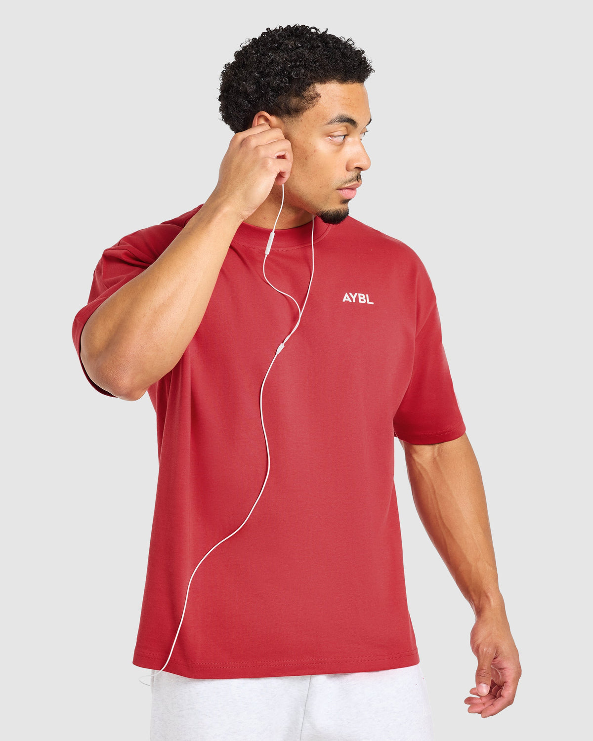 Essential Oversized T Shirt - Red