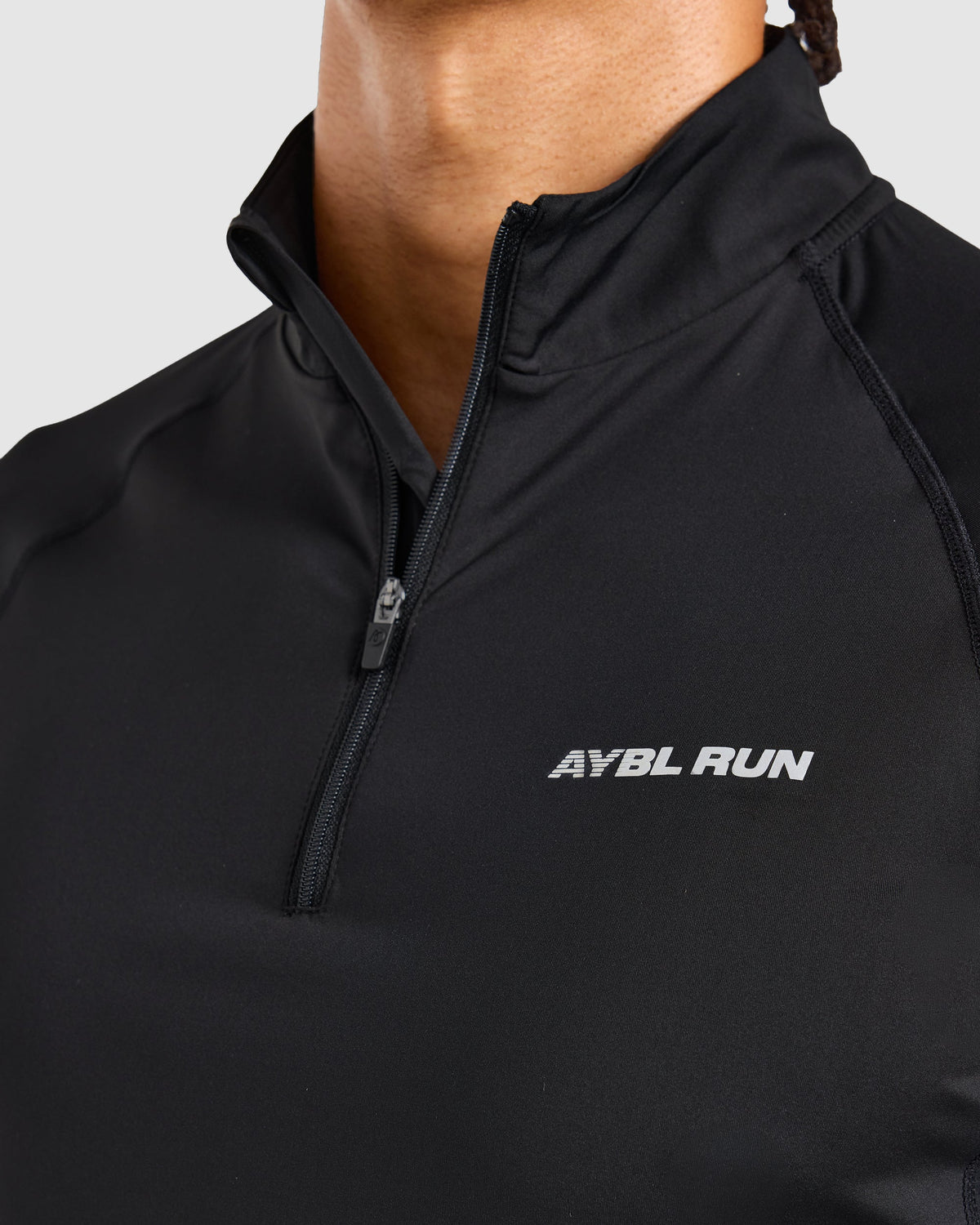 Run 1/4 Zip Pullover - Black