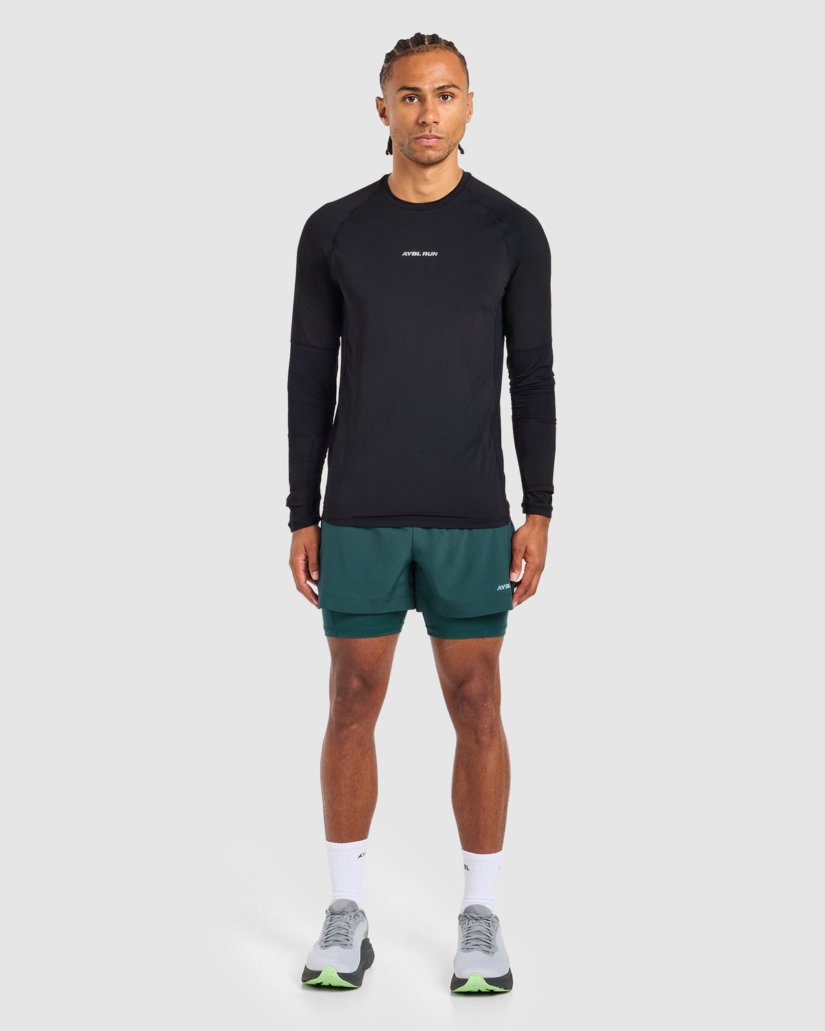 Run 2 in 1 Shorts - Dark Teal
