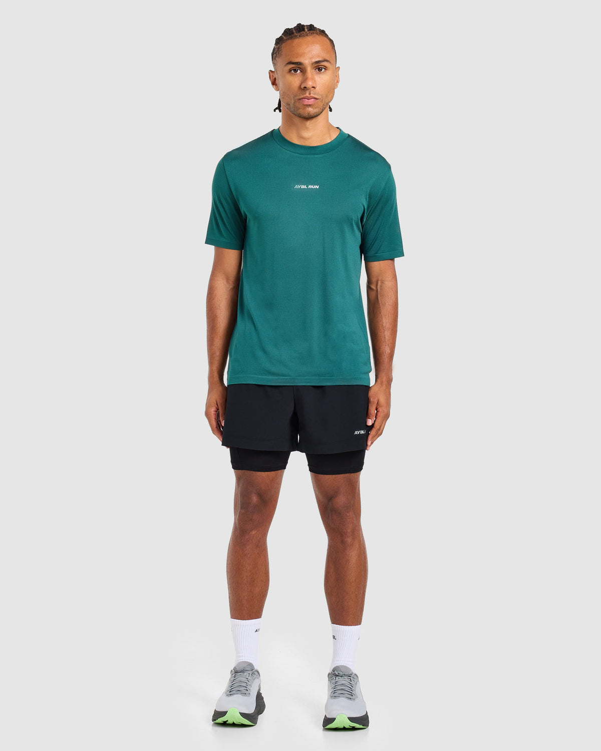 Run 2 in 1 Shorts - Black